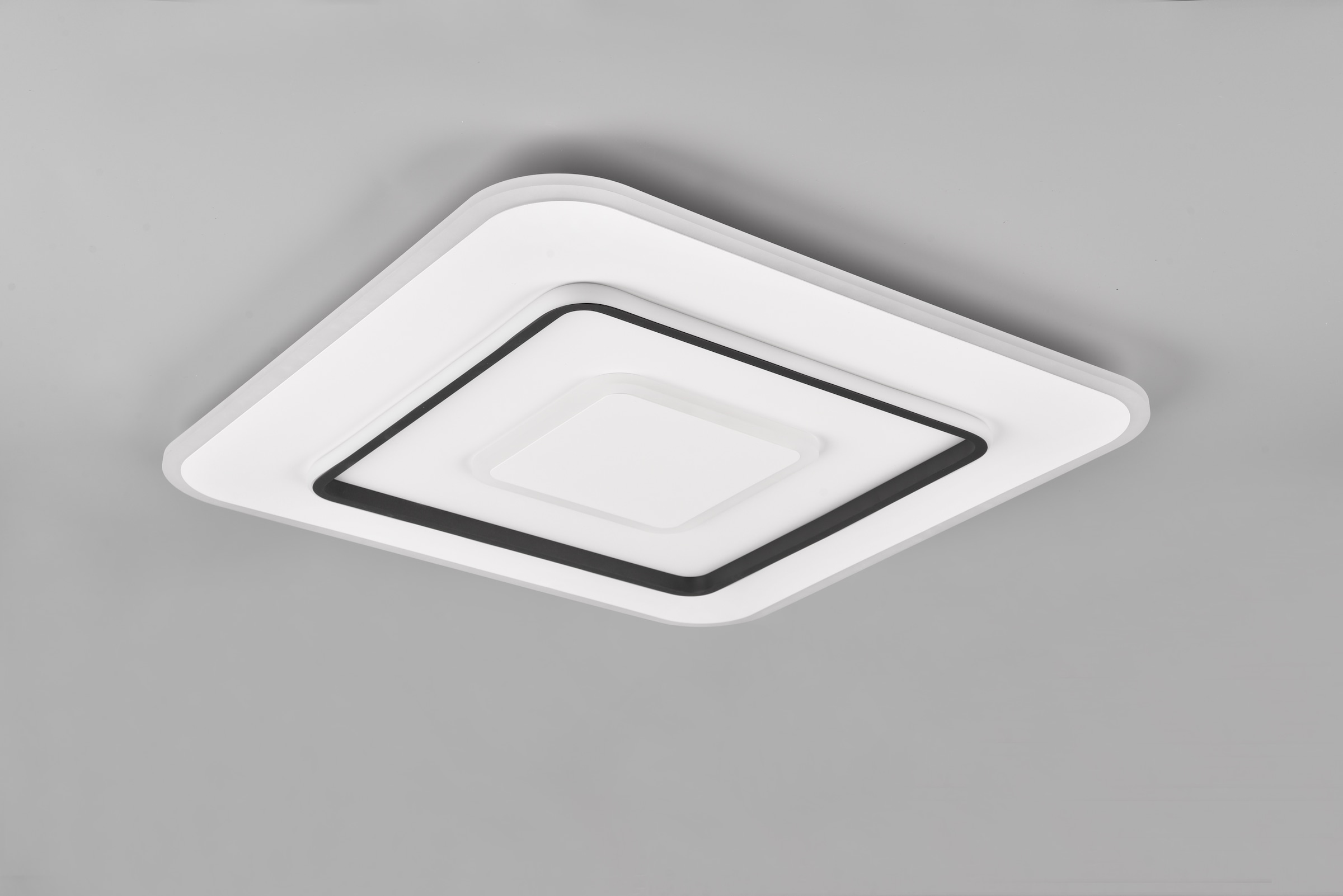 REALITY Leuchten LED Deckenleuchte »JORA, Deckenlampe Schlafzimmer mit Sleep Timer, Nachtlicht, dimmbar,« LED-Board 1 Stk. warmweiß - kaltweiß Lichtfarbe einstellbar CCT, Memoryfunktion, inkl Fernbedienung