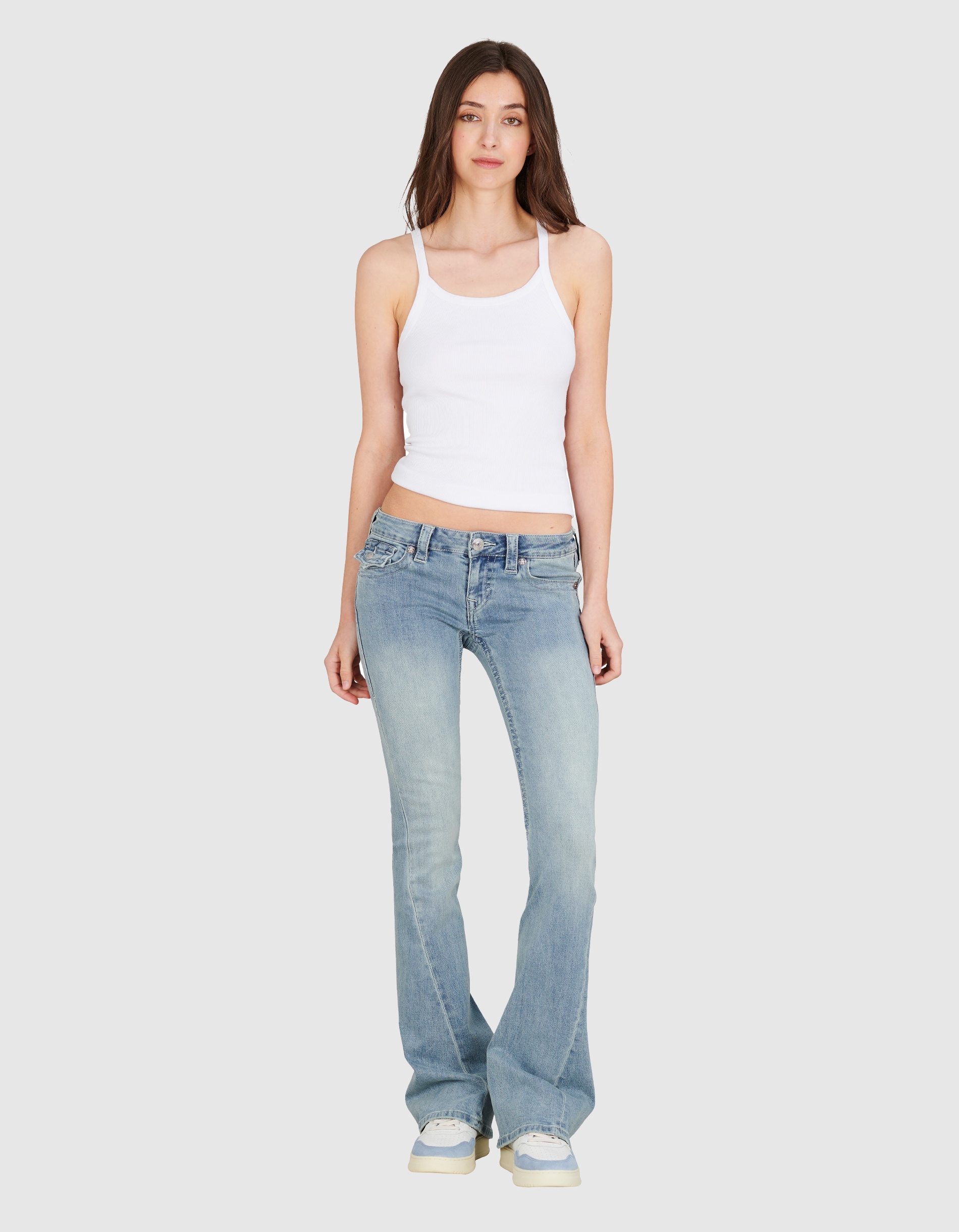 True Religion Bootcut-Jeans »JOEY LOW RISE FLARE« Baumwollmischung, Flared fit