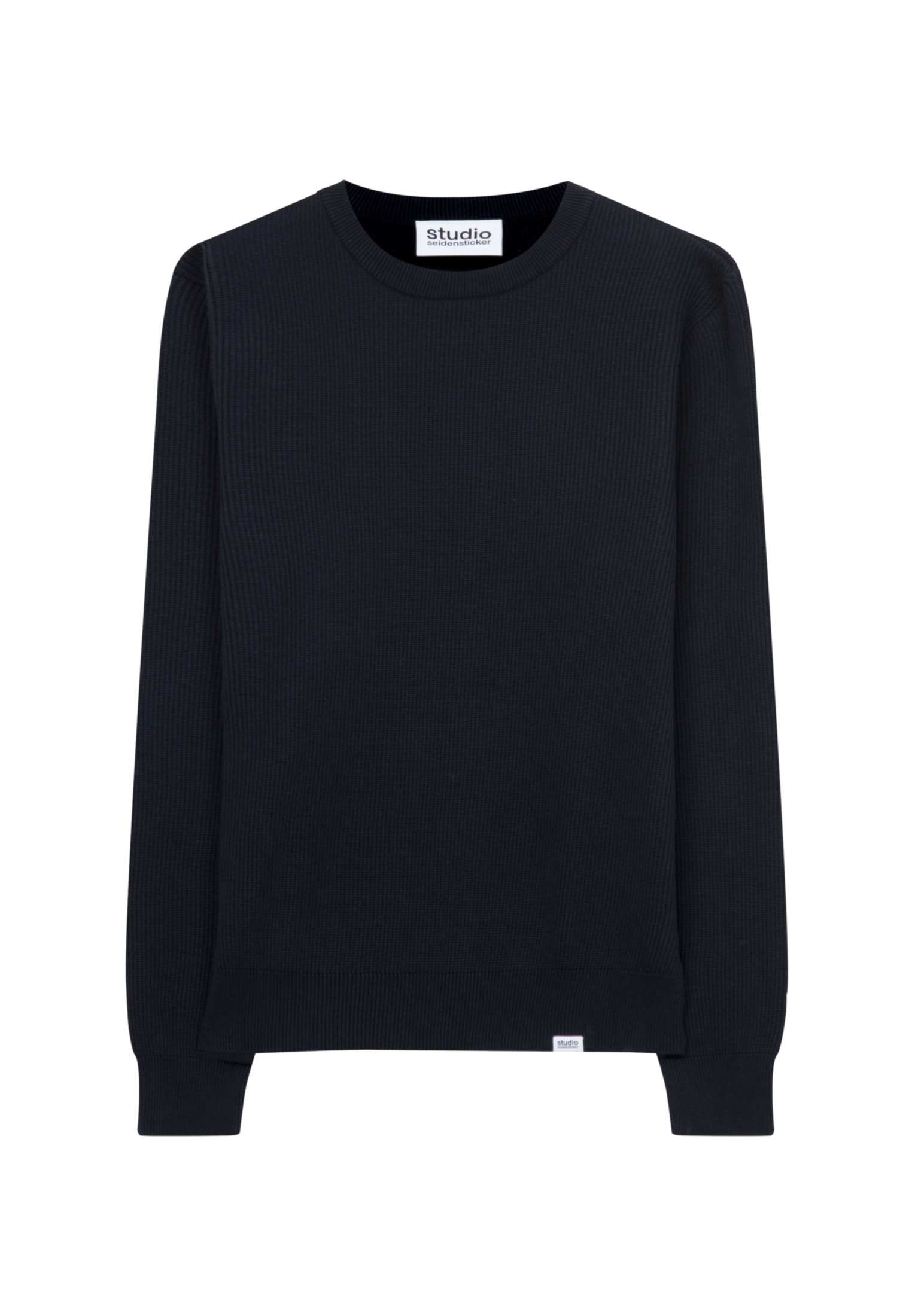 studio seidensticker Strickpullover »Studio«, Langarm Rundhals Uni