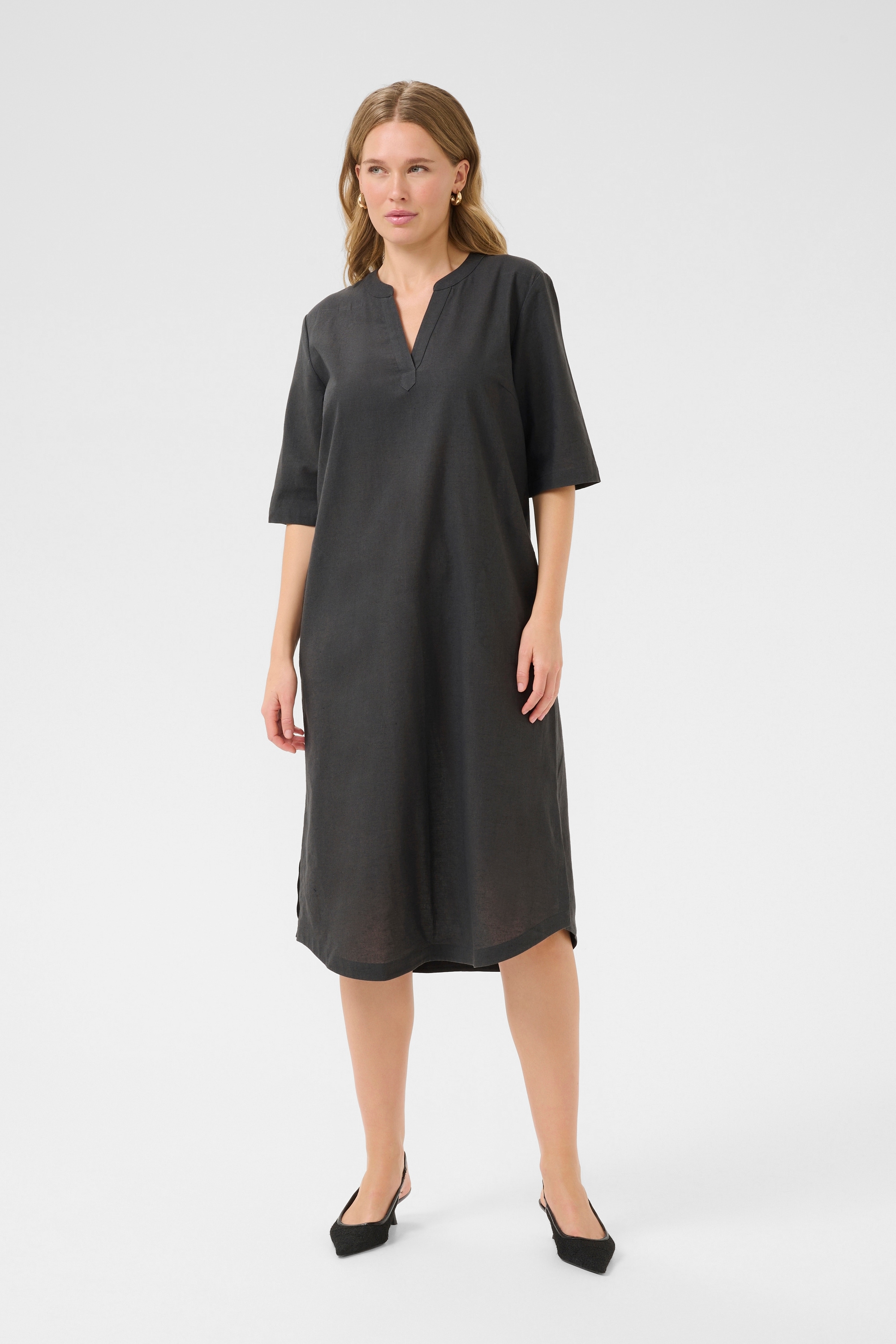 KAFFE Midikleid »Kleid BPkia«