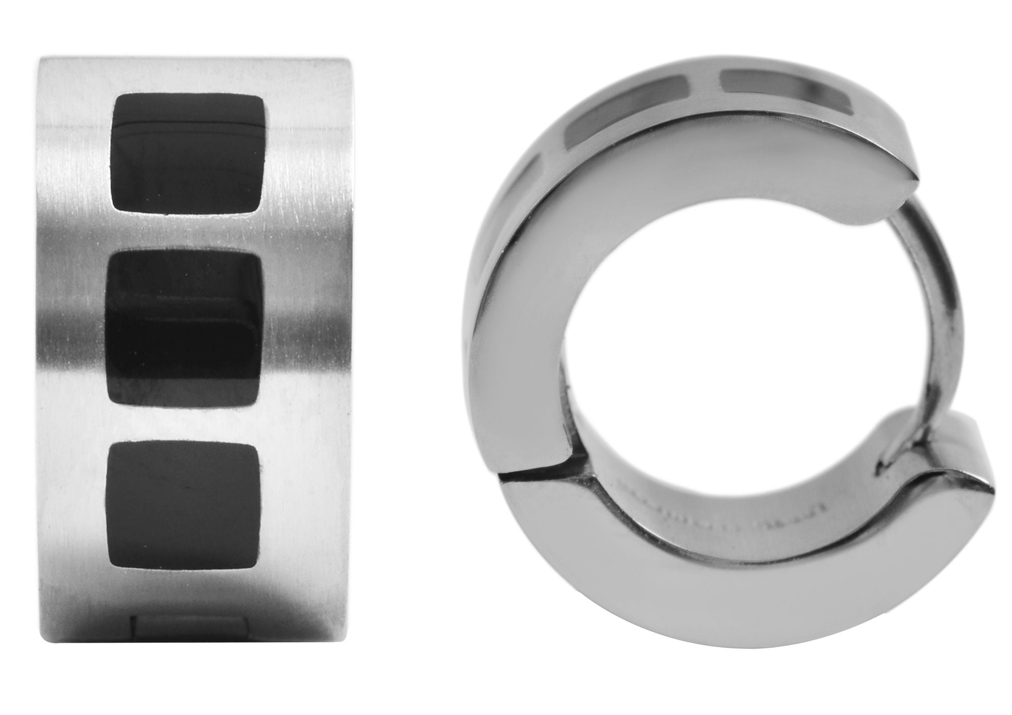 Adelia´s Paar Creolen »Unisex Ohrringe ¿ Creole aus Edelstahl«