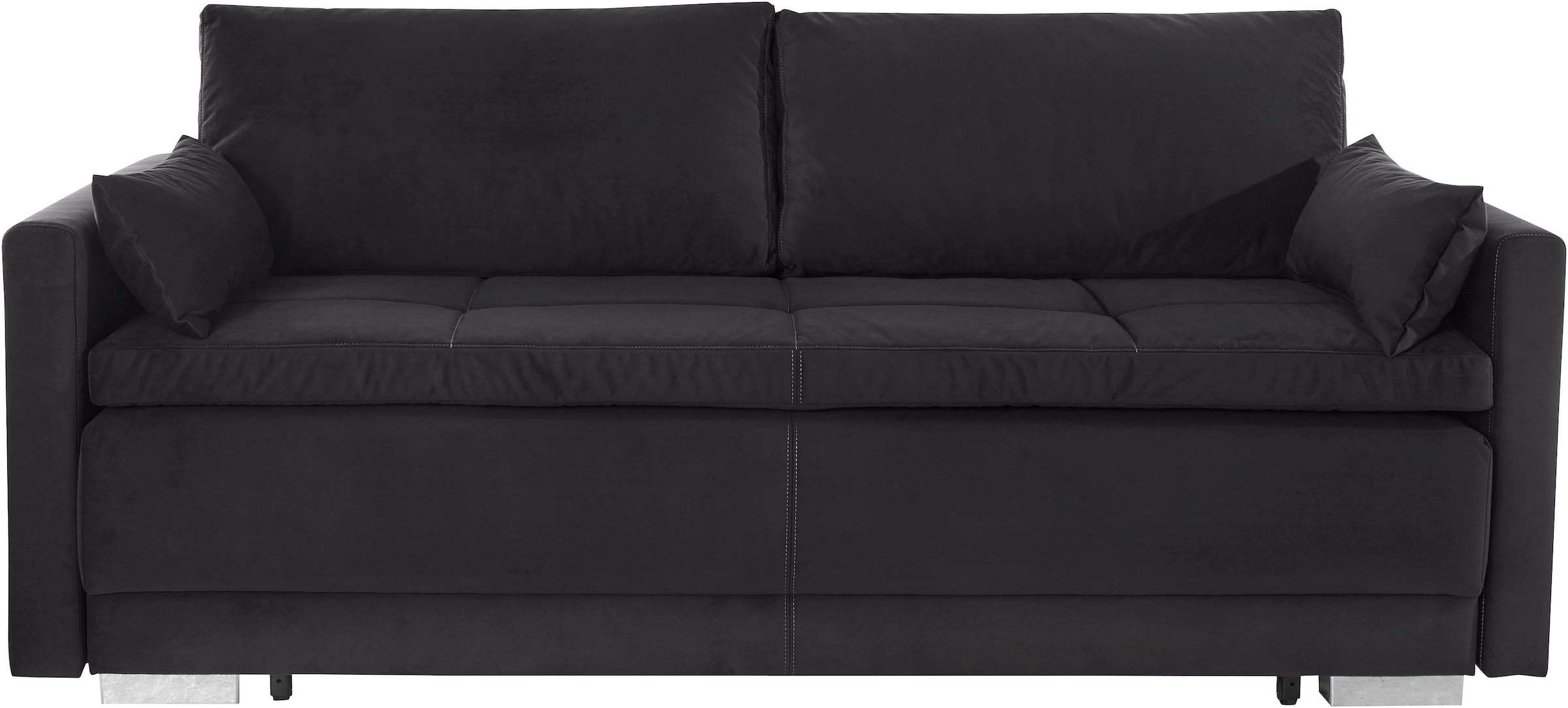 INOSIGN Schlafsofa »Berlin«, mit Boxspringaufbau, Bettfunktion & Bettkasten, Dauerschlafsofa