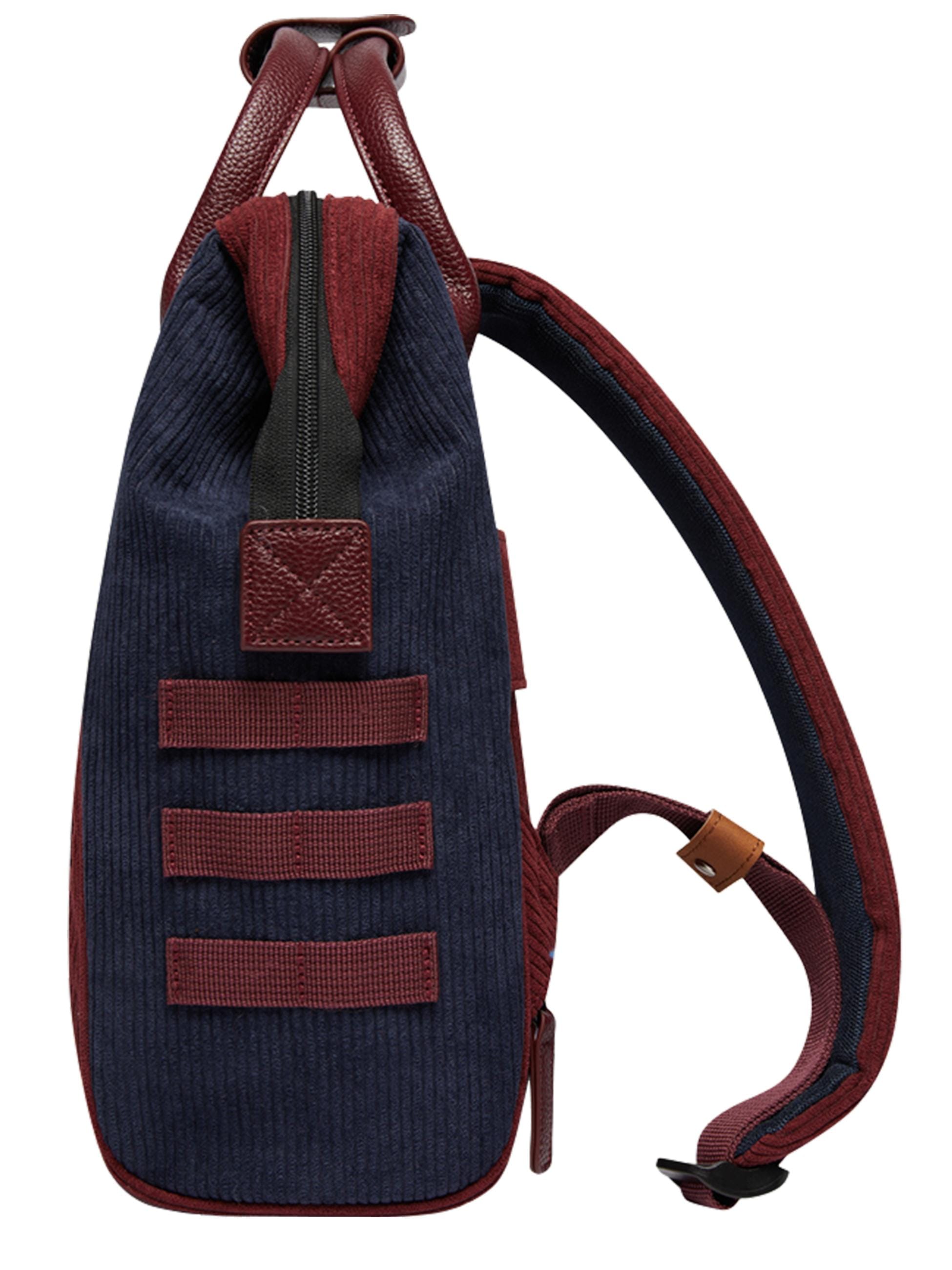 CABAIA Tagesrucksack »Tagesrucksack Adventurer S Cord Recycled«, Cord-Rucksack mit austauschbaren Vordertaschen