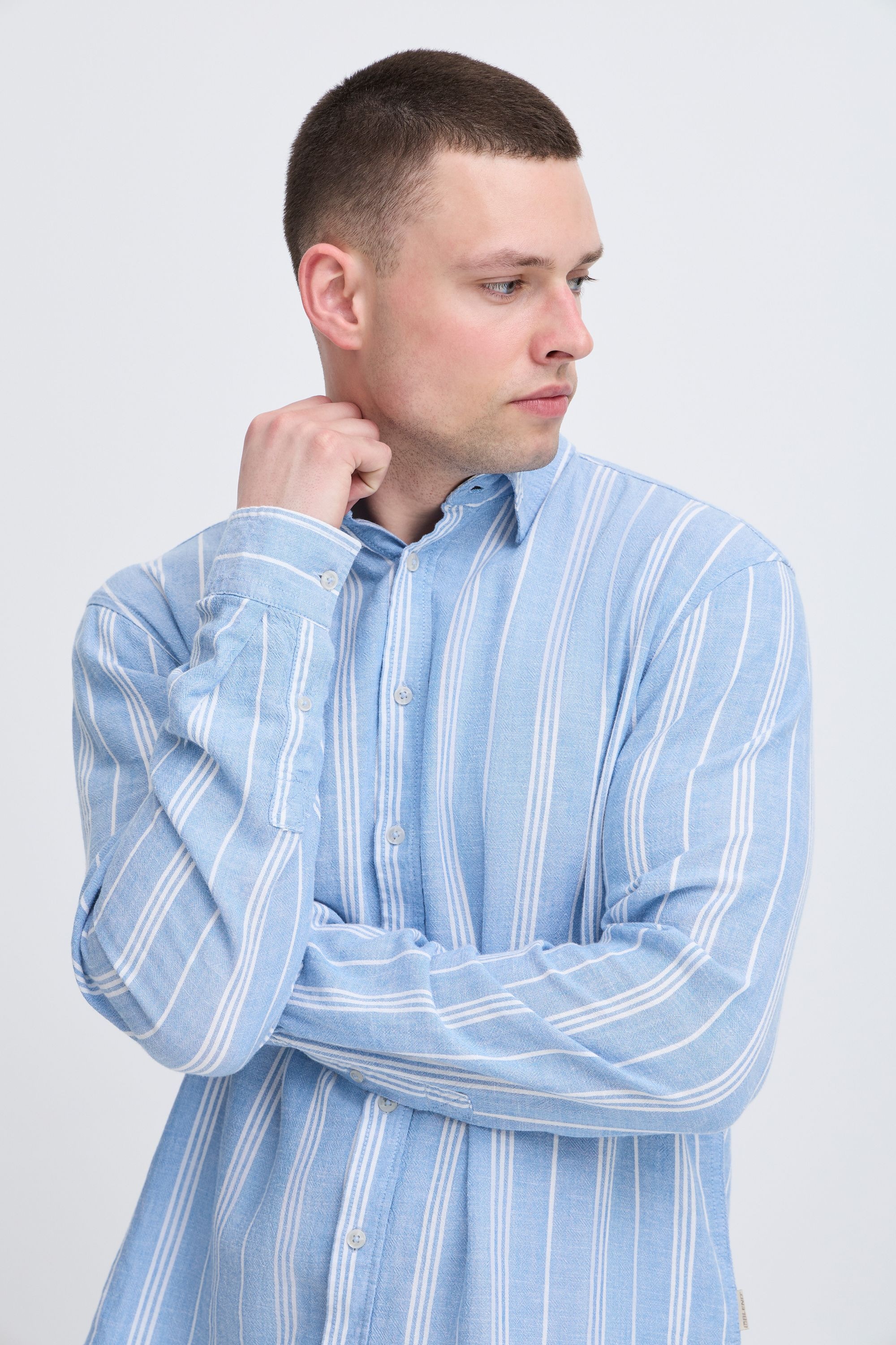 Blend Leinenhemd »Leinenhemd BHBobby Linen striped«
