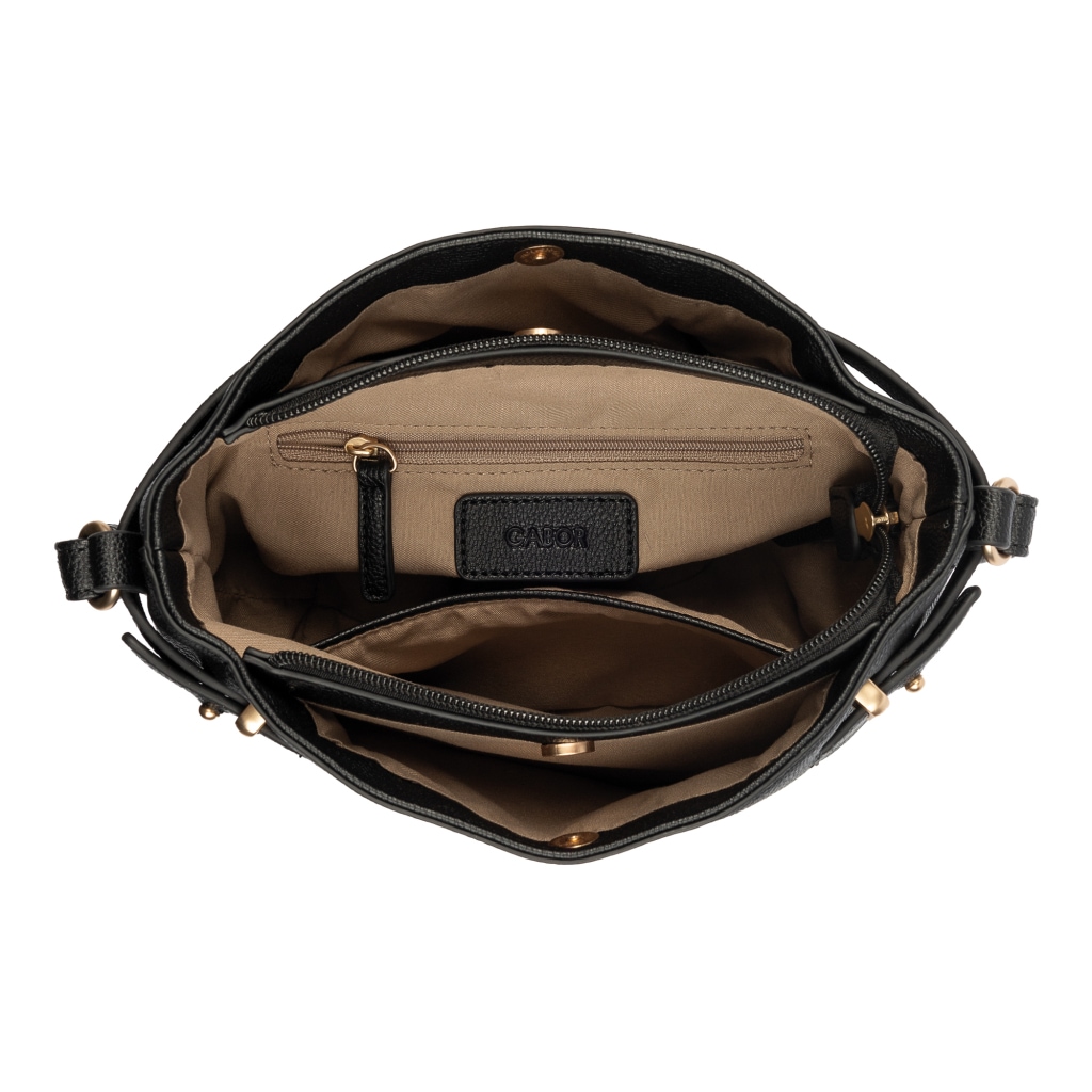 Gabor Umhängetasche »Astea« lässiger Schnitt mit matten Beschlägen & Kontrastkante auf Lederimitat