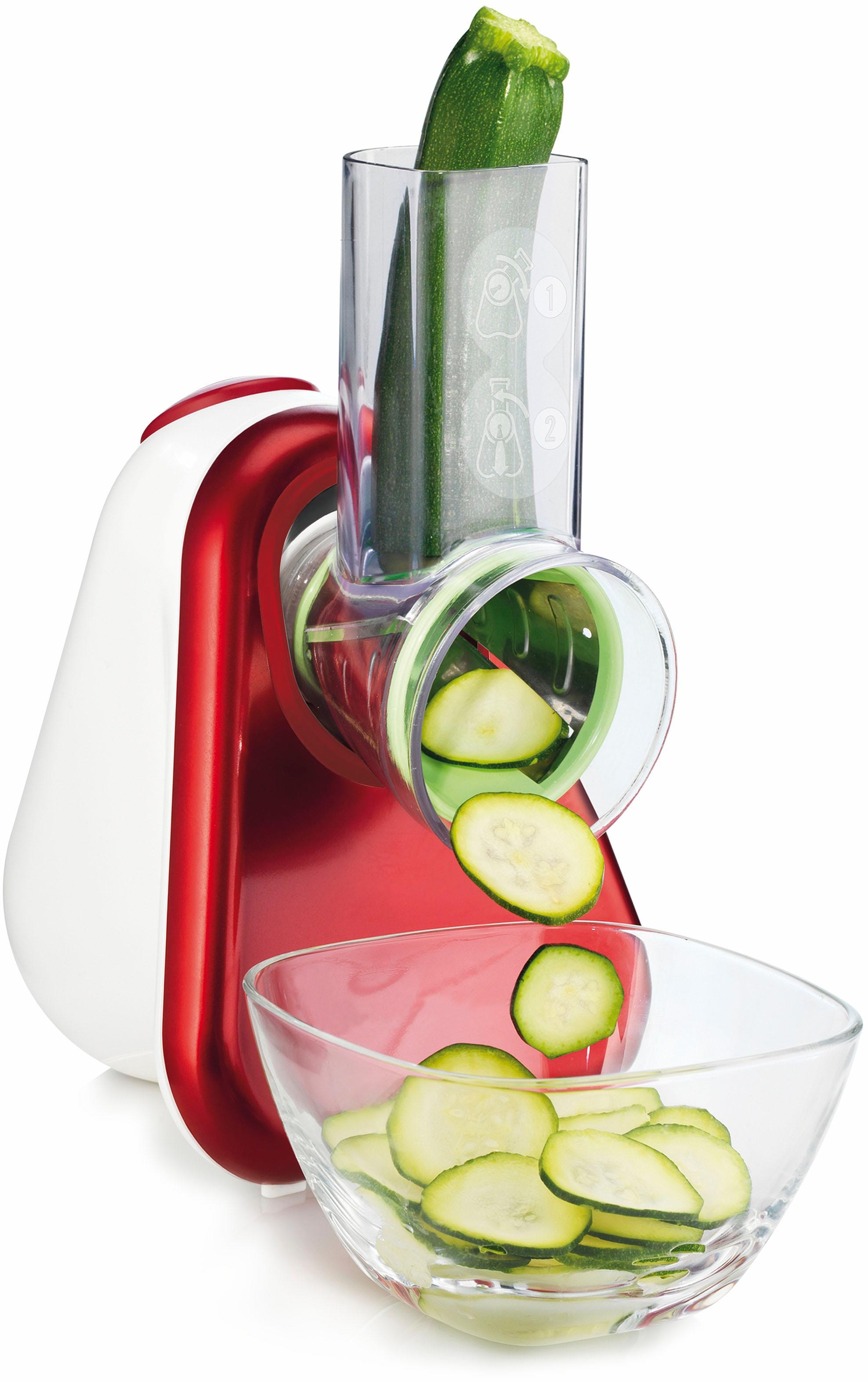 Moulinex Zerkleinerer »DJ756G Fresh Express Plus«, 200 W, Gemüseschneider, Gemüsehobel, 5 Einsätze inkl. Reiben