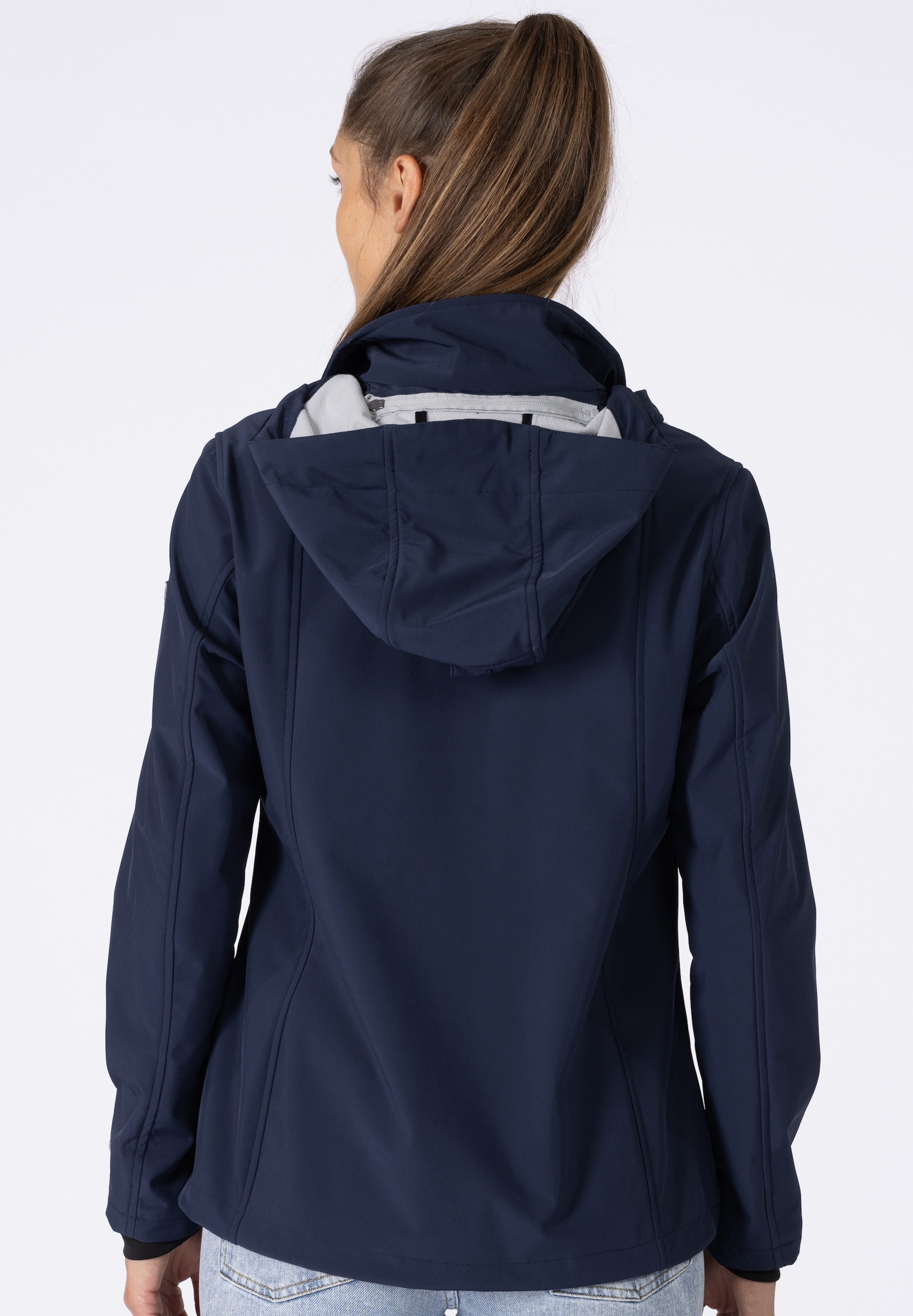 DEPROC Active Softshelljacke »DECORAH PEAK V WOMEN«, mit abnehmbarer Kapuze