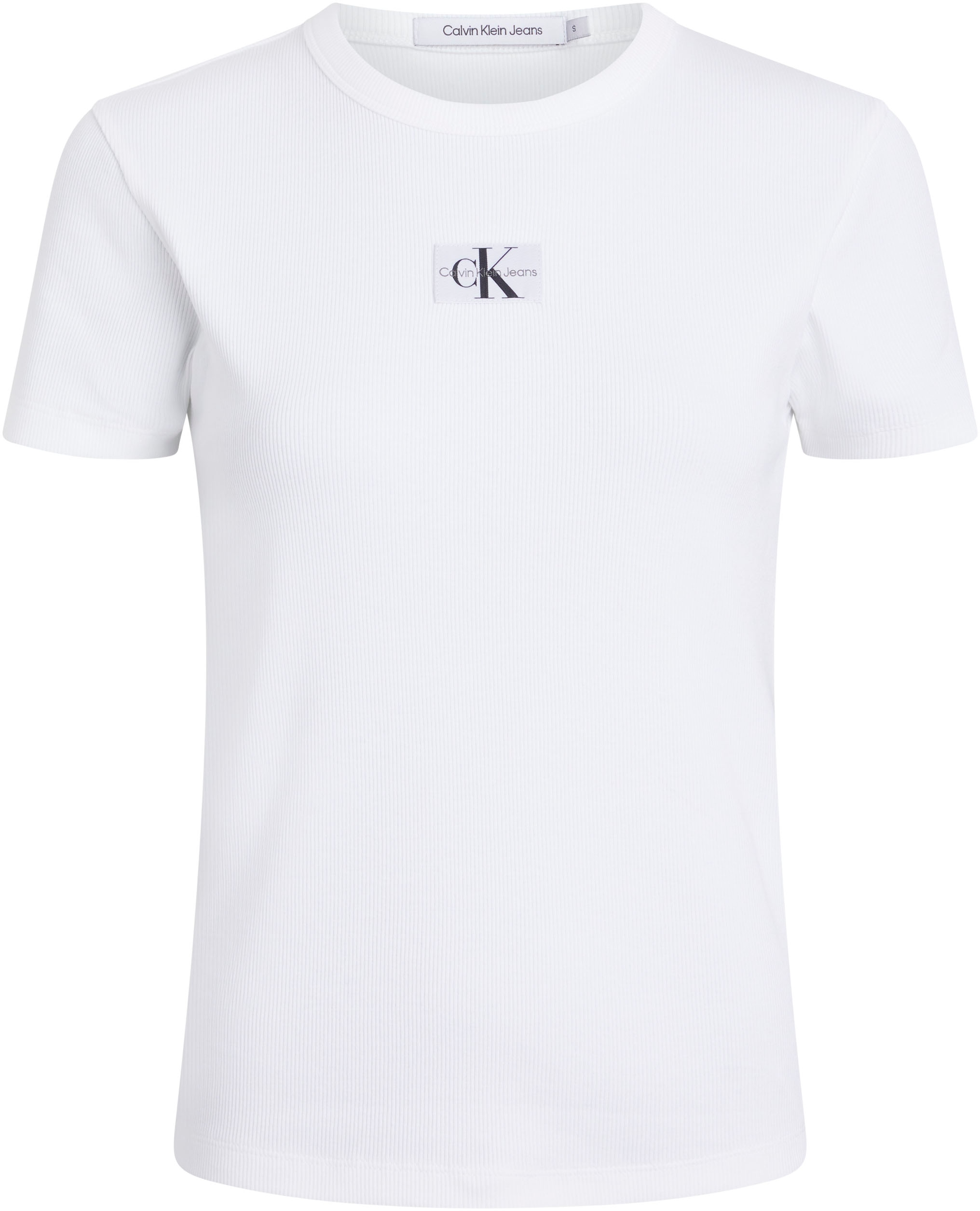 Calvin Klein Jeans Plus T-Shirt »PLUS WOVEN LABEL RIB REGULAR TEE«