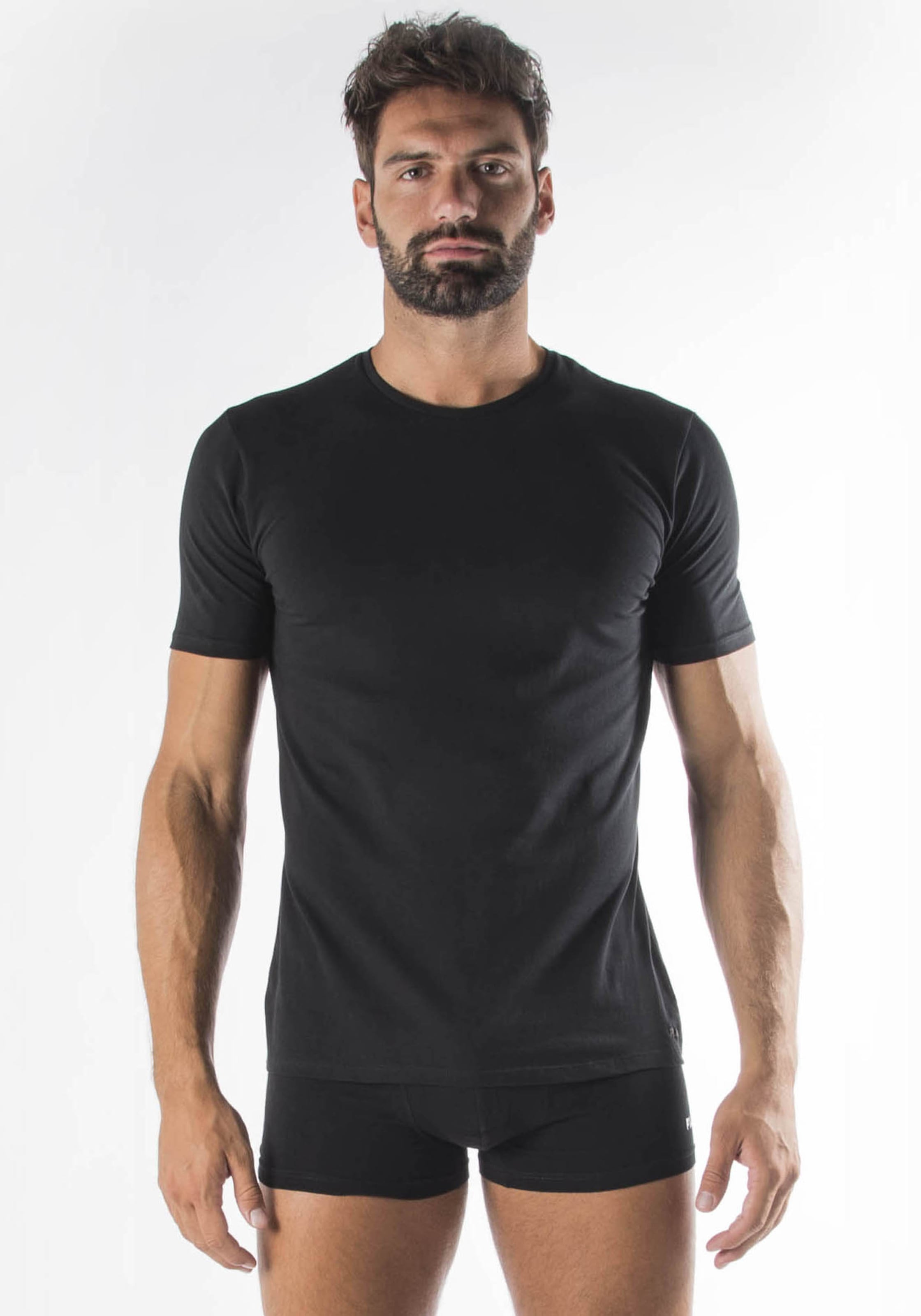 Fila T-Shirt, (2er Pack), mit klassischem Rundhalsausschnitt und Kurzarm
