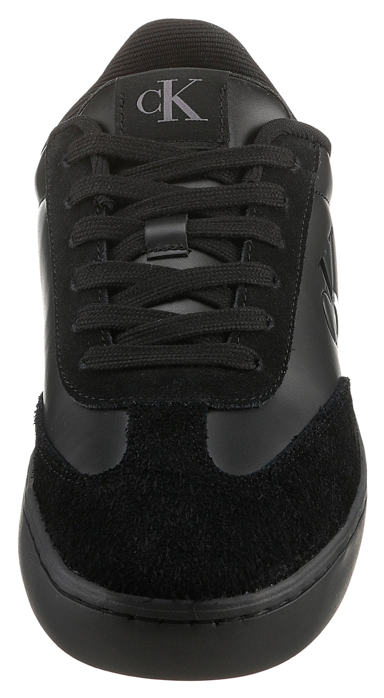 Calvin Klein Jeans Sneaker »CLASSIC CUPLOW LACEUP LTH FAD«, Basket-Sneaker, Schnürschuh, Freizeitschuh mit weichem Schaftrand