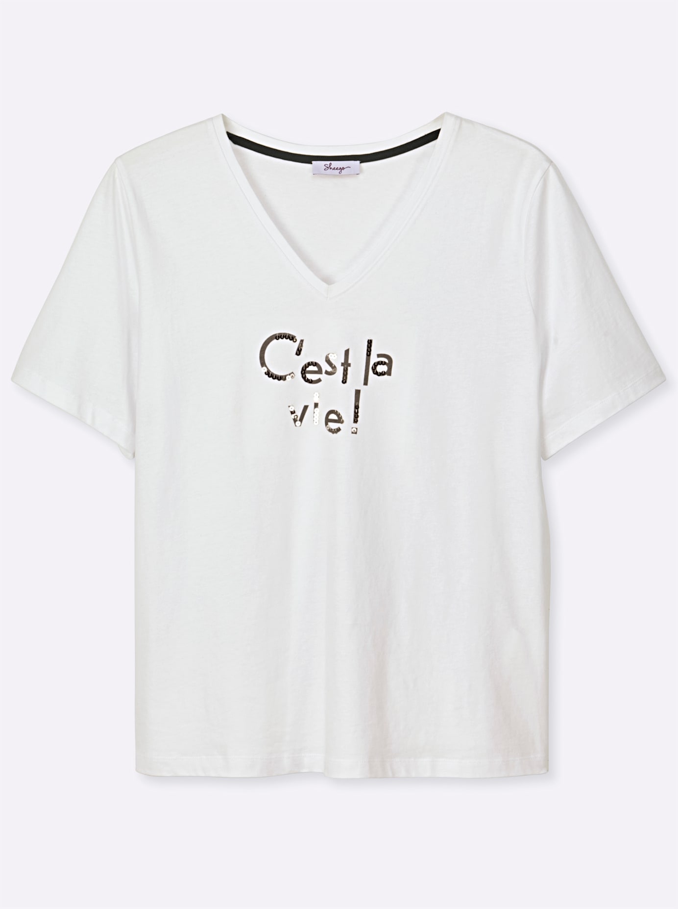 Sheego V-Shirt »Shirt« 1
