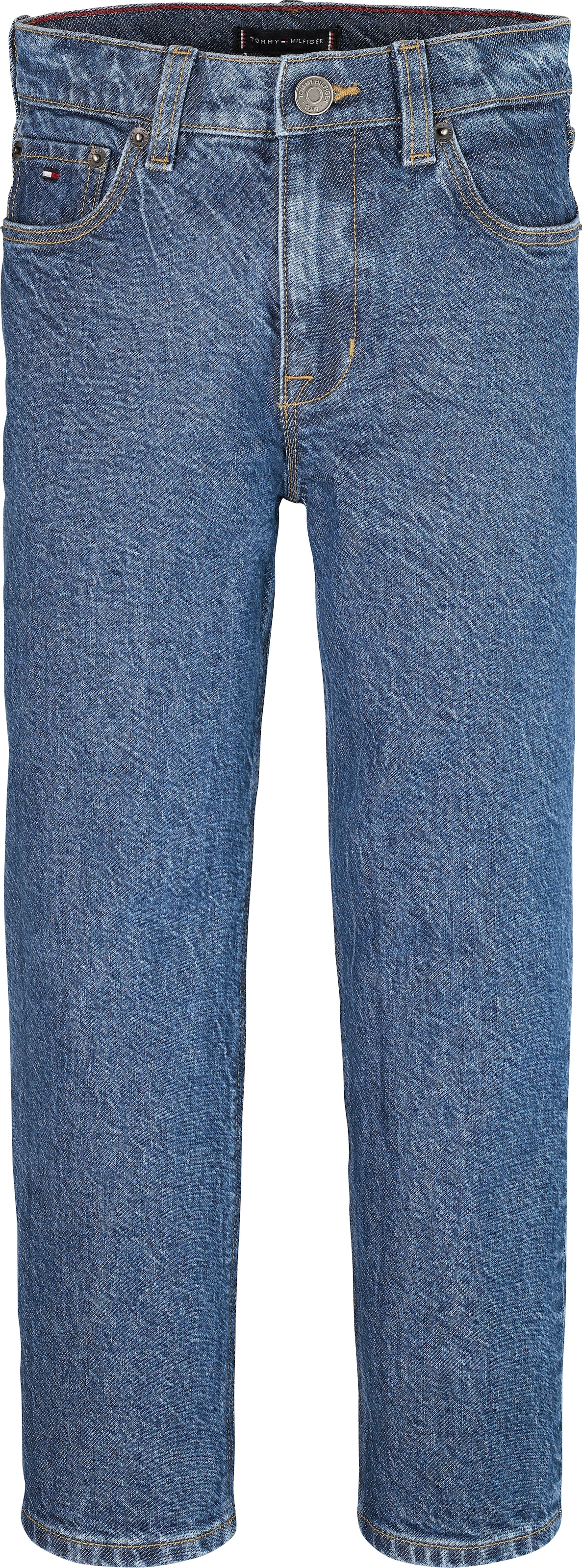 Tommy Hilfiger Stretch-Jeans »ARCHIVE DARK BLUE DENIM«, für Kinder bis 16 Jahre, stone washed