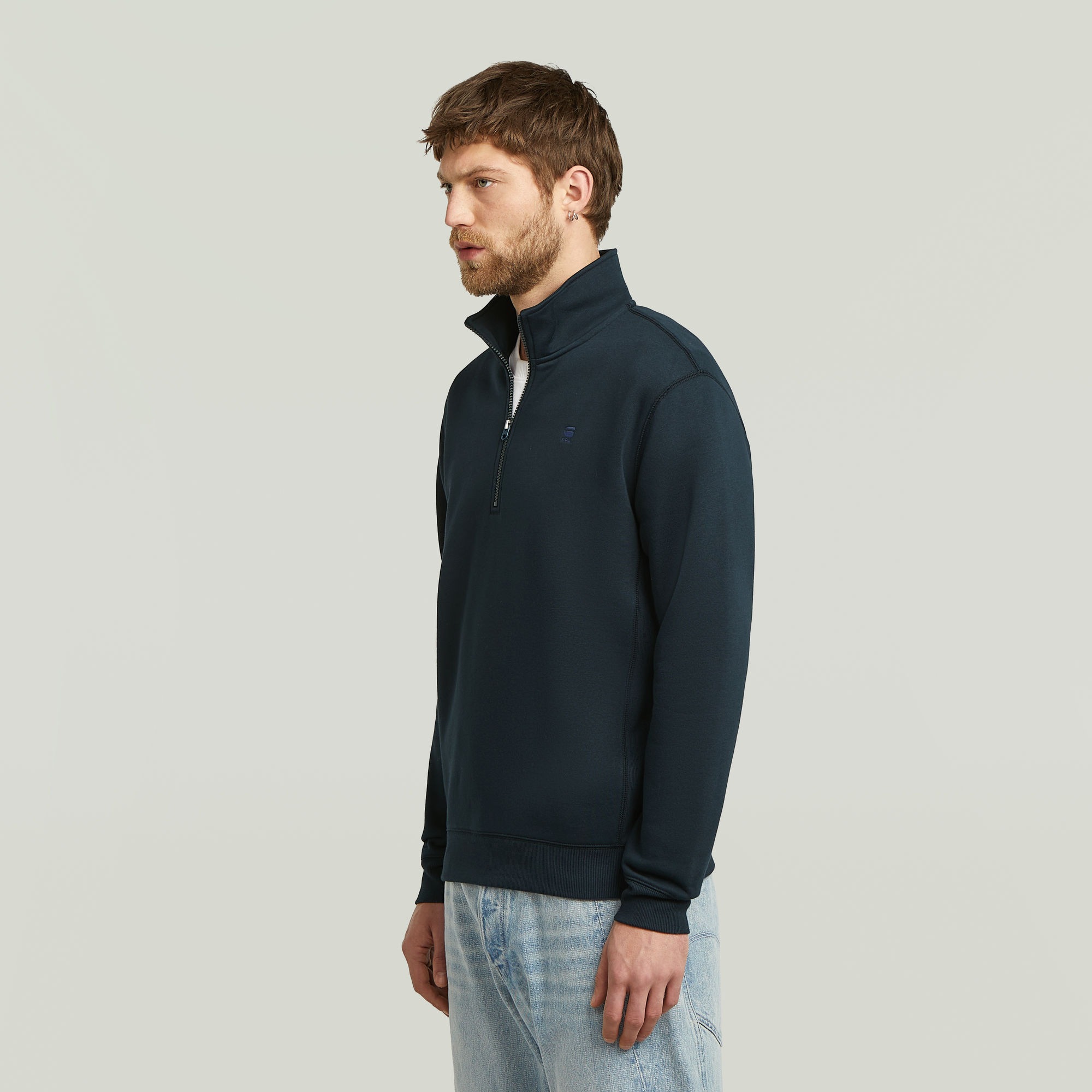 G-STAR Sweatshirt »Premium Core Half Zip«, mit Stehkragen
