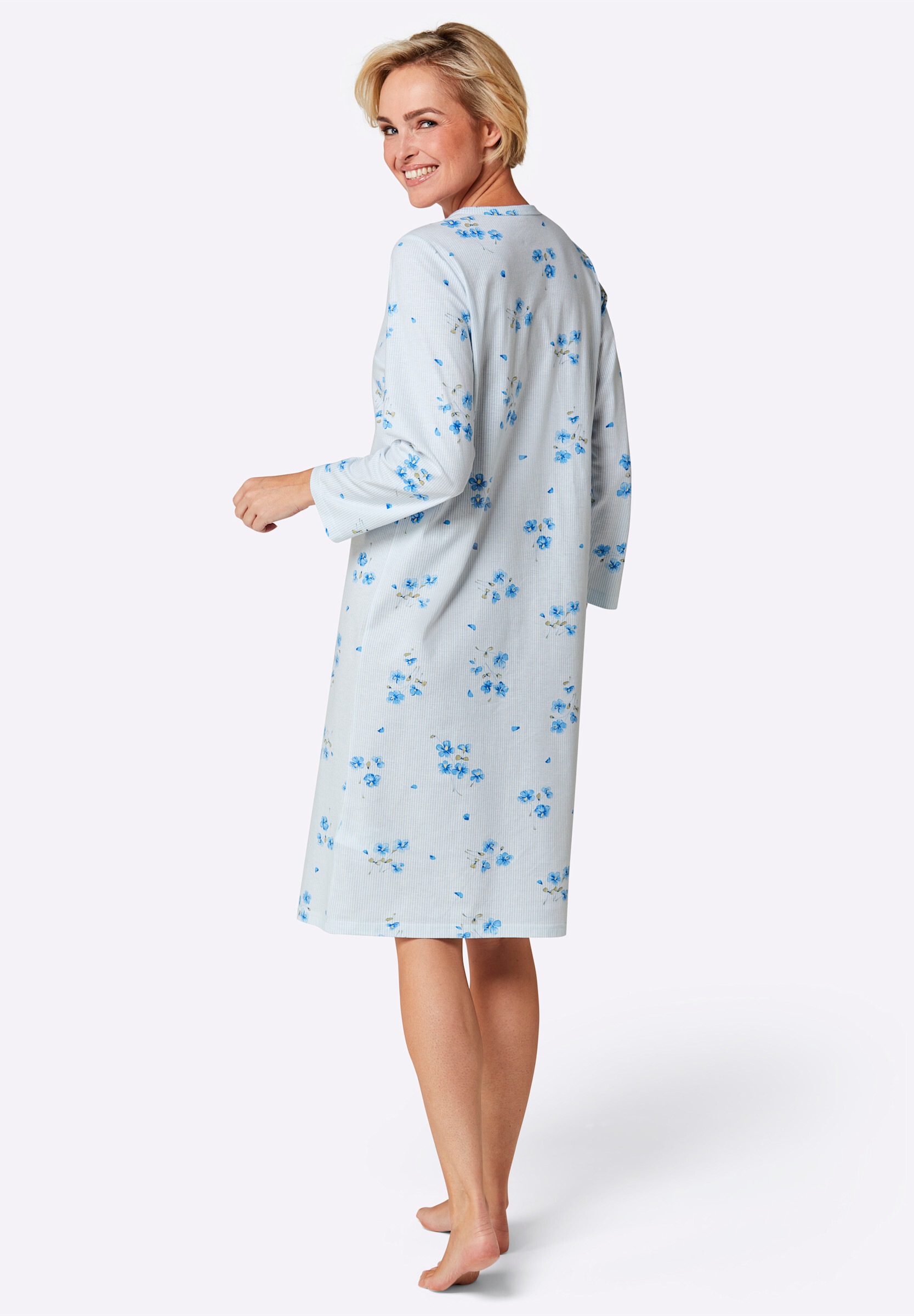 comtessa Pyjama »Nachthemd Nachthemd mit Blütenmuster« 1 Stk.
