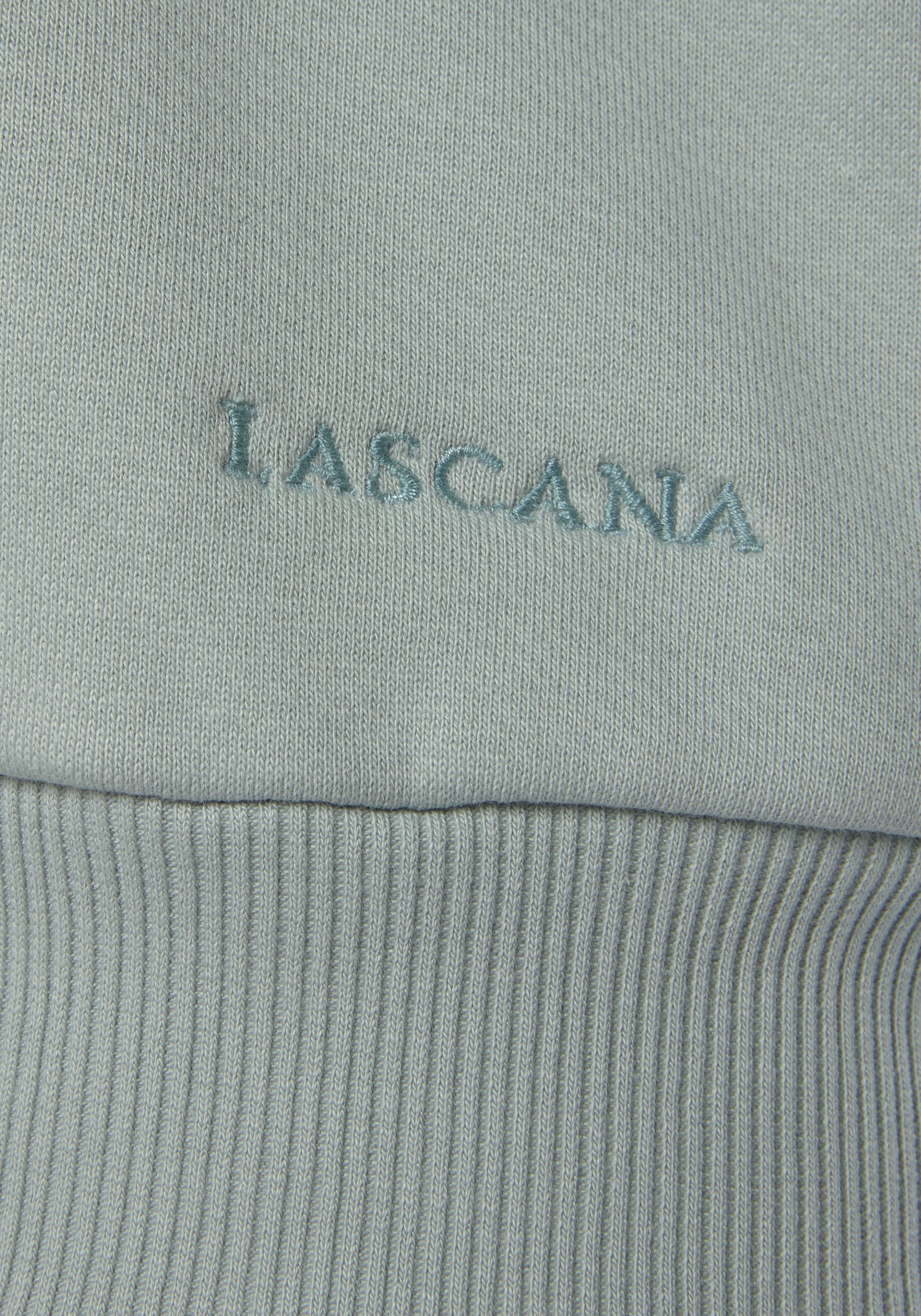 LASCANA Sweatshirt, aus organischer Baumwolle, Loungewear