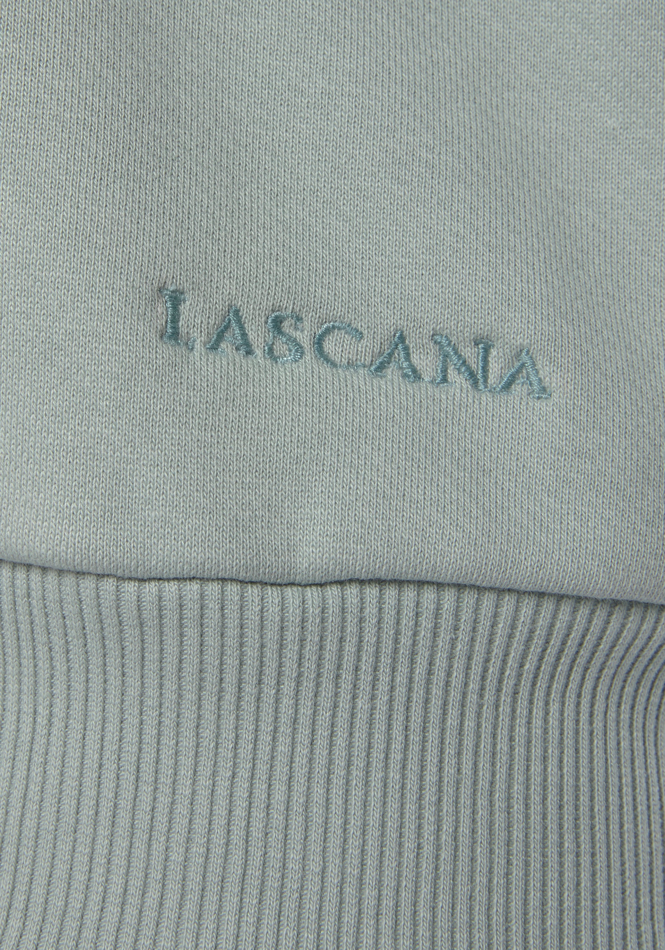 LASCANA Sweatshirt »-Loungeshirt«, aus organischer Baumwolle, Loungeanzug