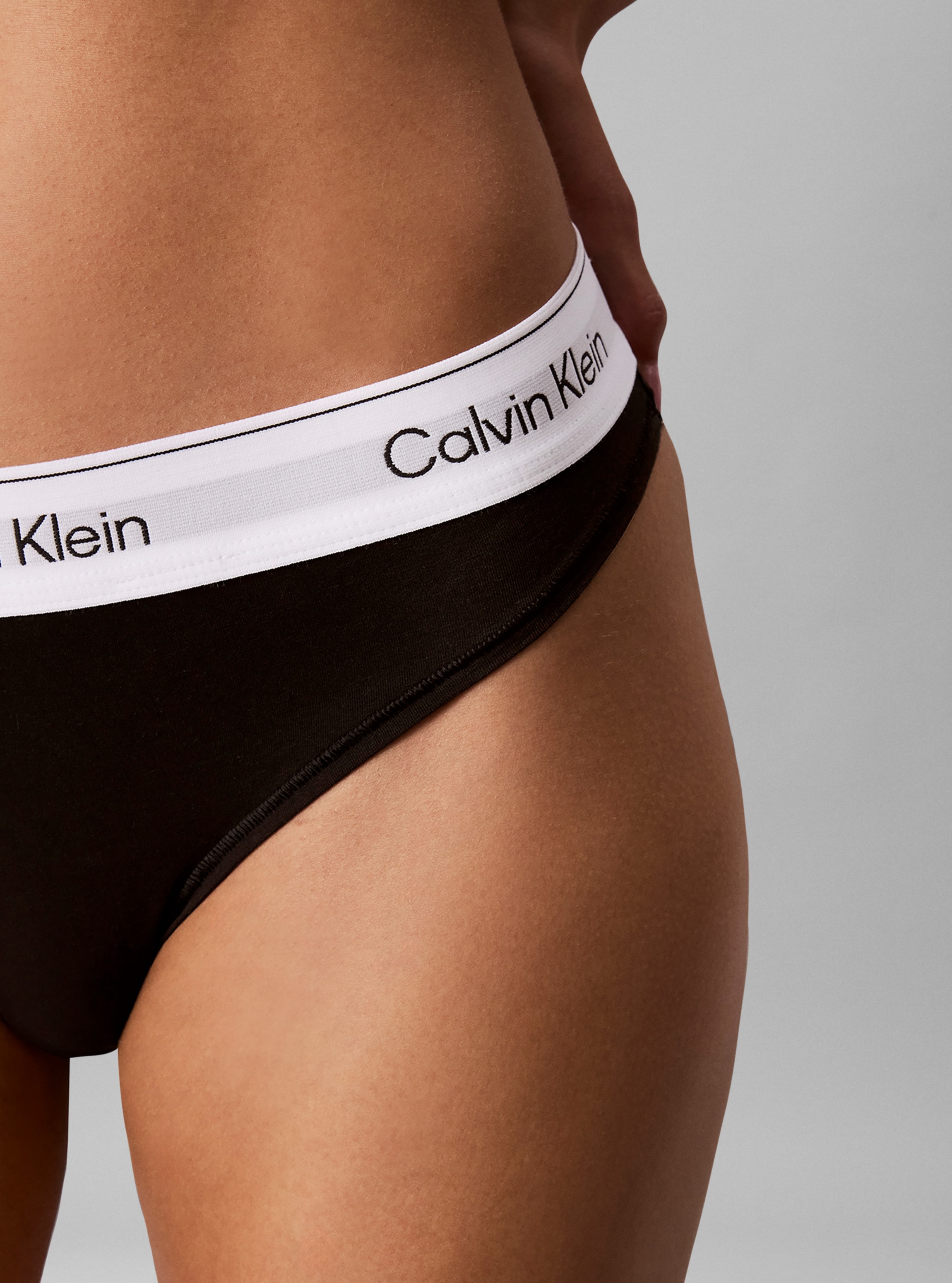 Calvin Klein Underwear Tanga »THONG 2PK« Packung, 2er-Pack,  Körpernahe Passform mit elastischem Bund