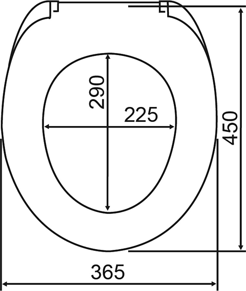 WENKO WC-Sitz »Boat High Gloss«, (1 St.), Thermoplast