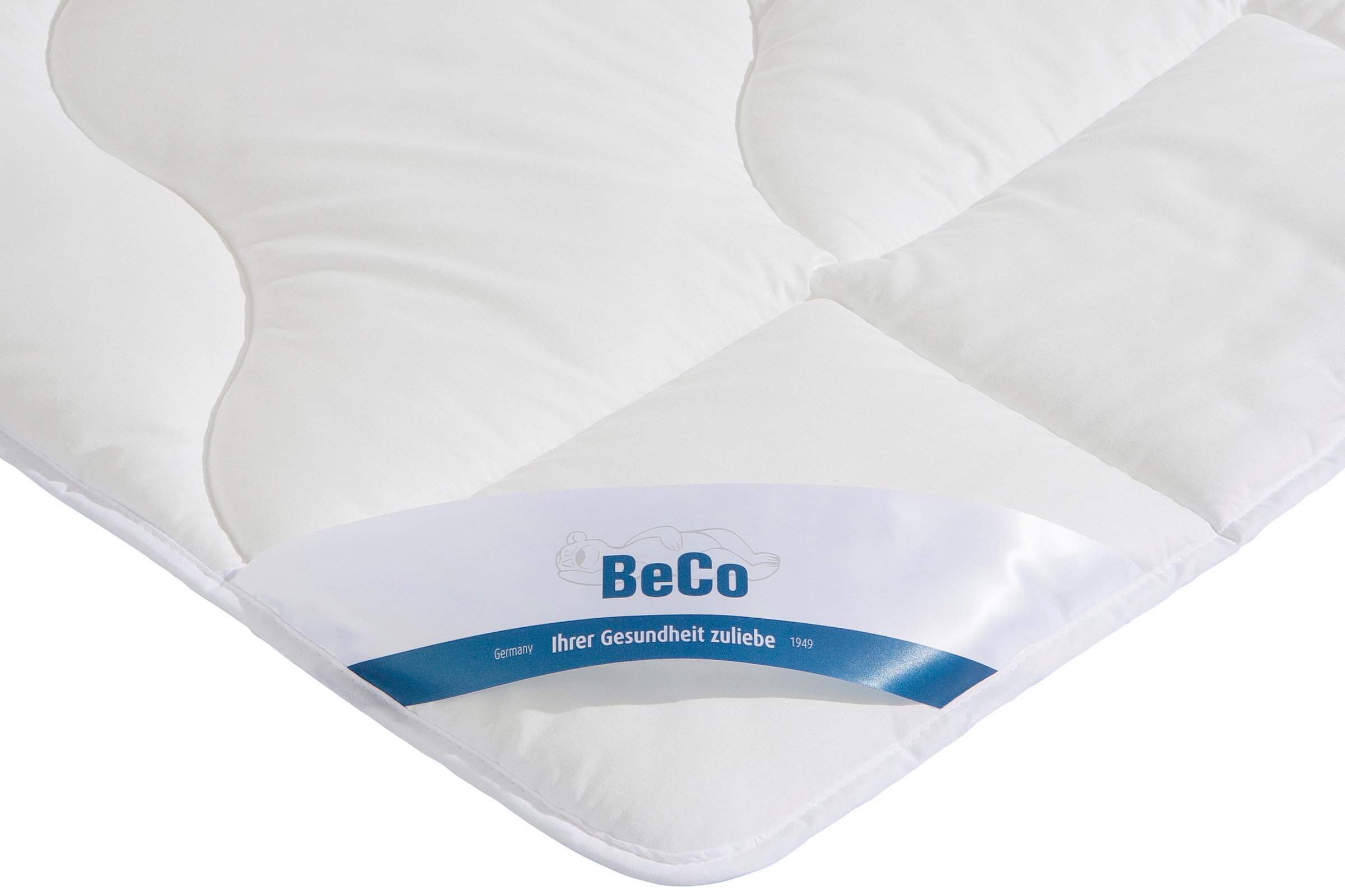 Beco Microfaserbettdecke »BeCo Greenfirst, Bettdecke 135x200 und weitere Größen!«, normal, Füllung Klimafaser, Bezug Microfaser-Feinbatist, (1 St.)