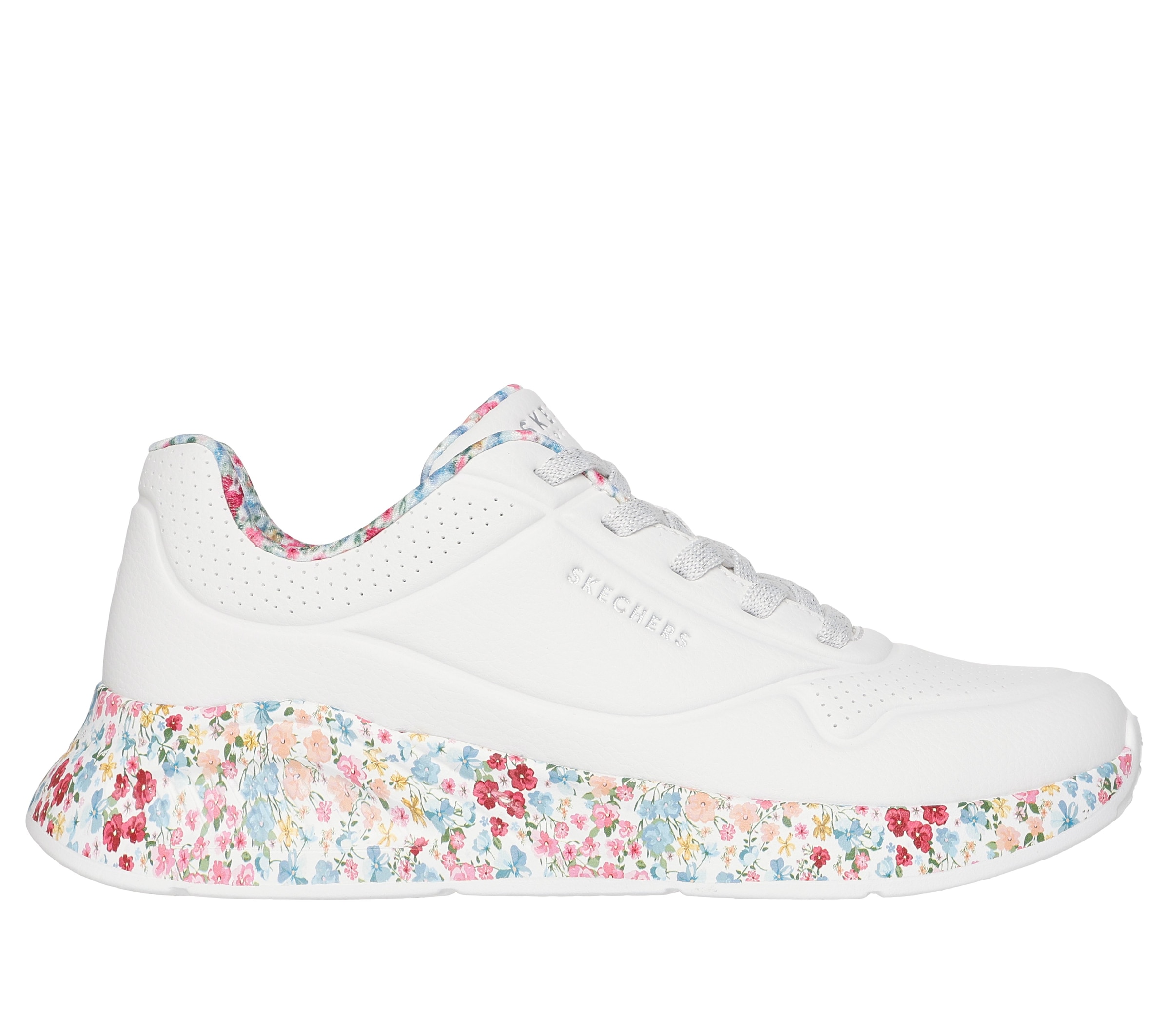 Skechers Sneaker »UNO LITE-SUBTLE PRINTS«  Halbschuh, Schnürschuh, Freizeitschuh mit gemusterter Sohle