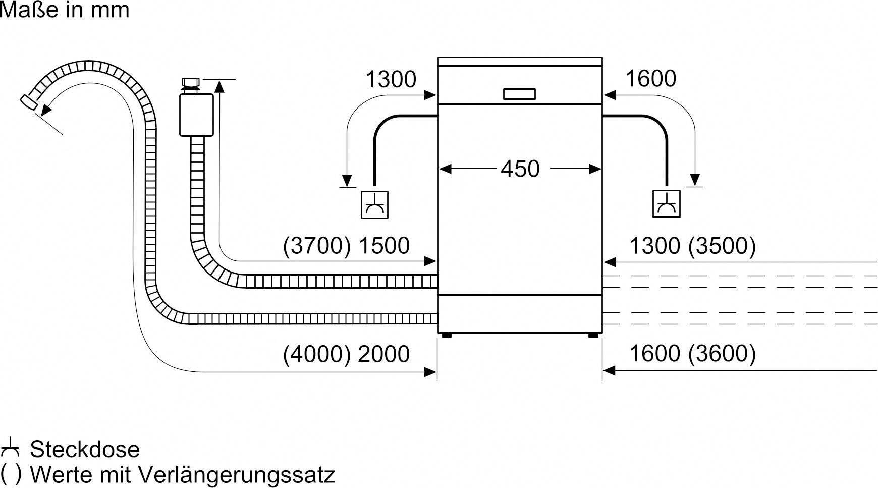 BOSCH teilintegrierbarer Geschirrspüler Serie 6 »SPI6ZMS29E«, 10 Maßgedecke