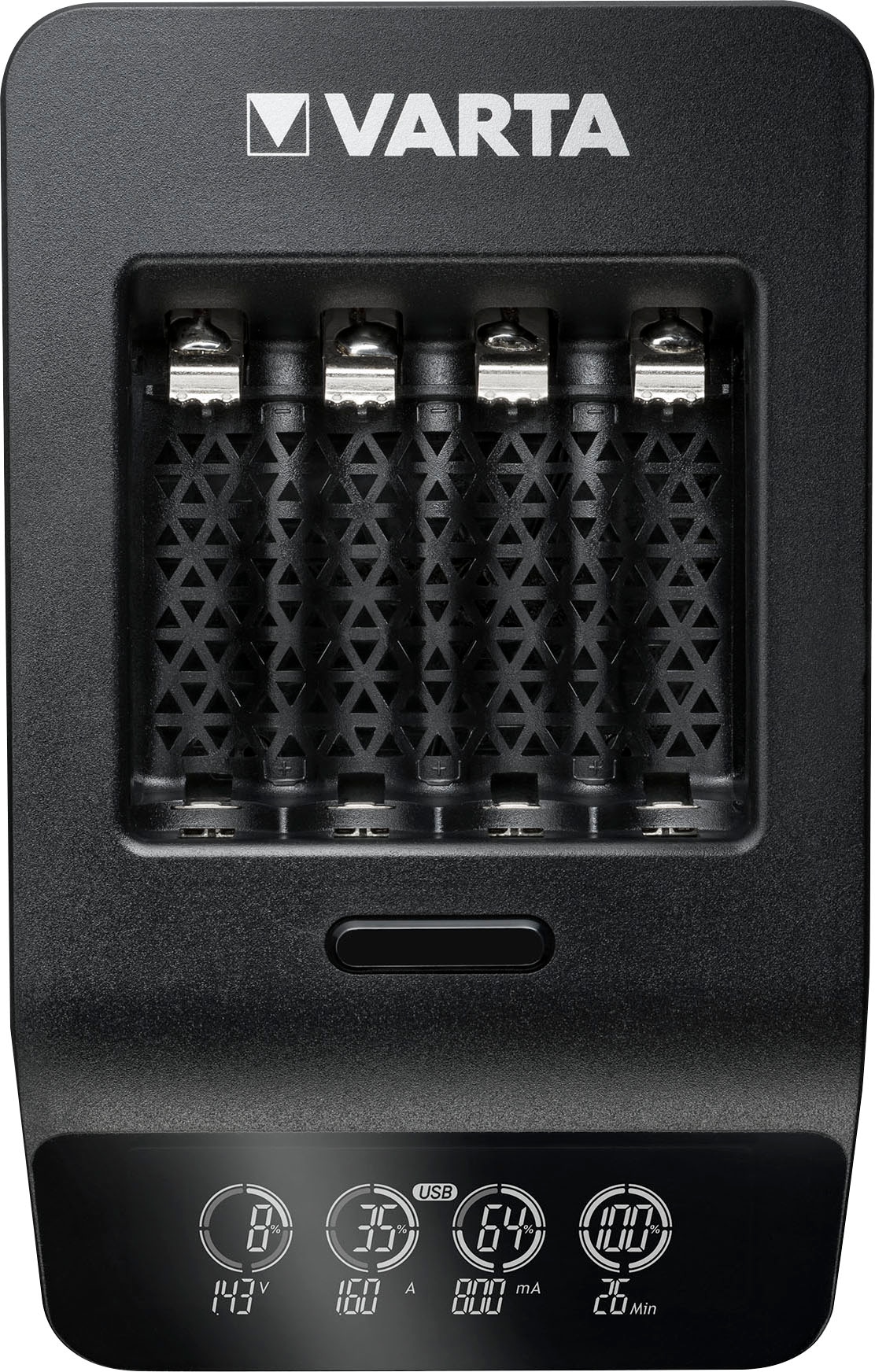 VARTA Powerstation »VARTA LCD Smart Charger+ für 4 AA/AAA-Akkus und USB-Geräte«, Micro