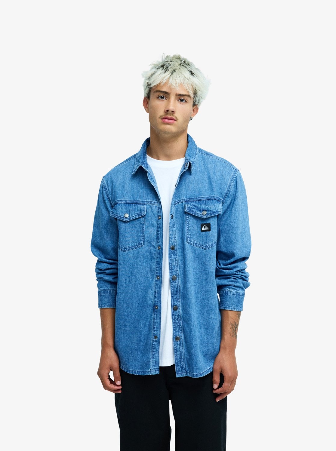 Quiksilver Jeanshemd »BM UPRISING SHIRT« Jeanshemd, aus Baumwolle, in den Größen S bis XXL