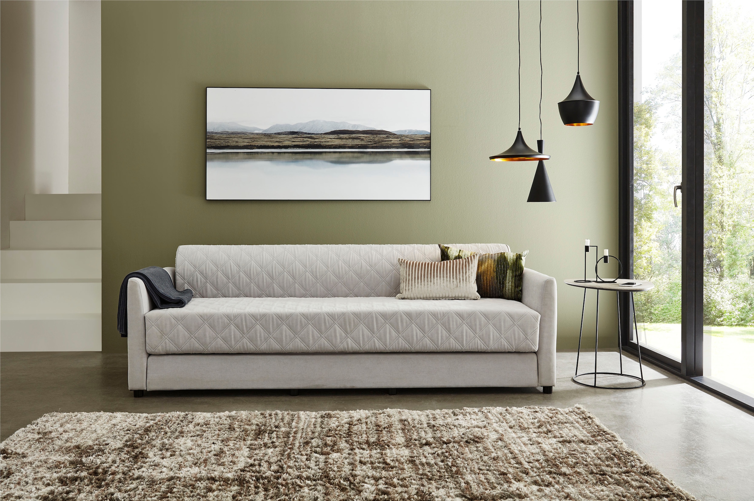 ATLANTIC home collection Schlafsofa »Ken«, mit Bettfunktion, inklusive  Topper mit abnehmbarem Bezug online kaufen