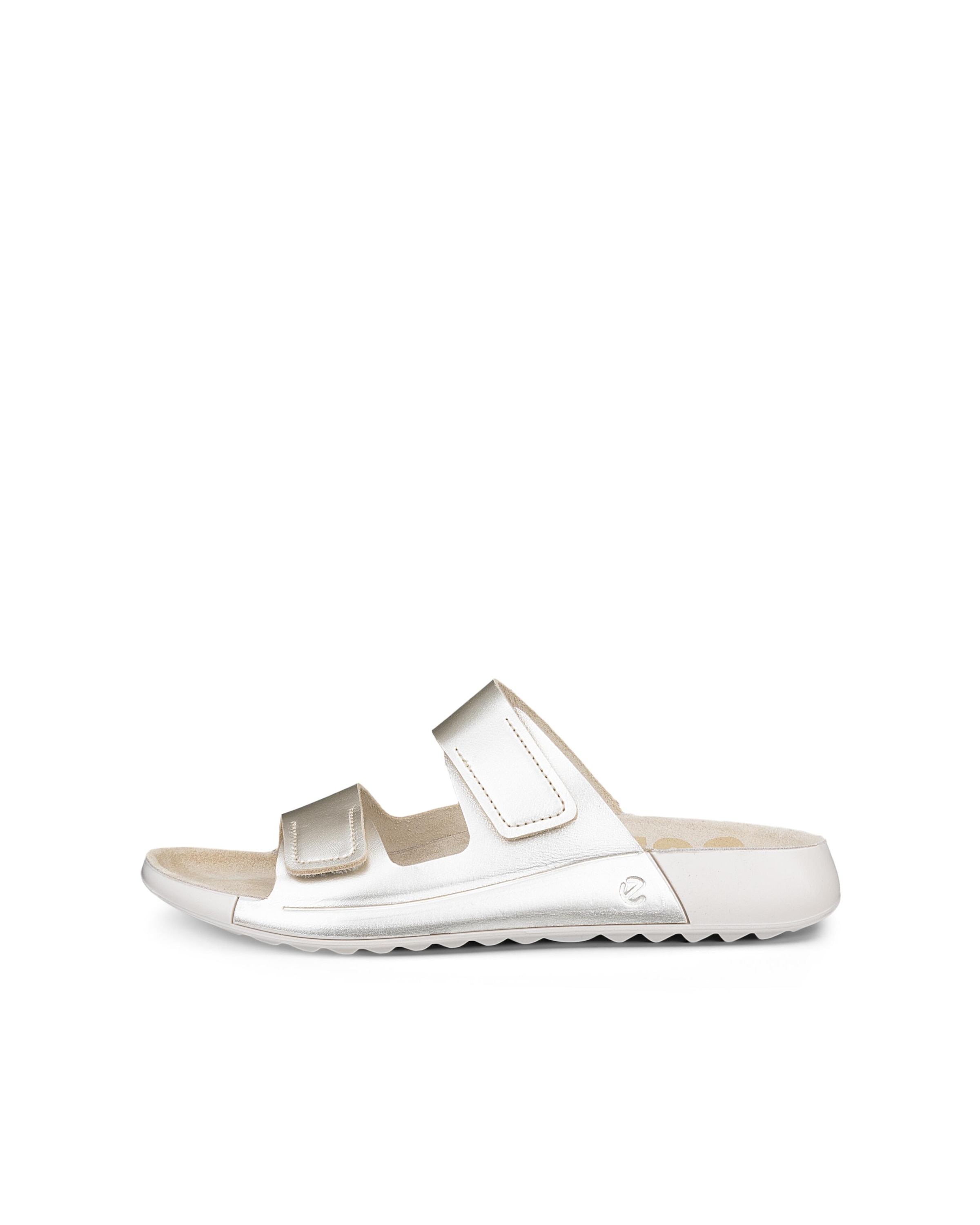 Ecco Pantolette »COZMO W«  Sommerschuh, Schlappen mit zwei Klettverschlussriemen