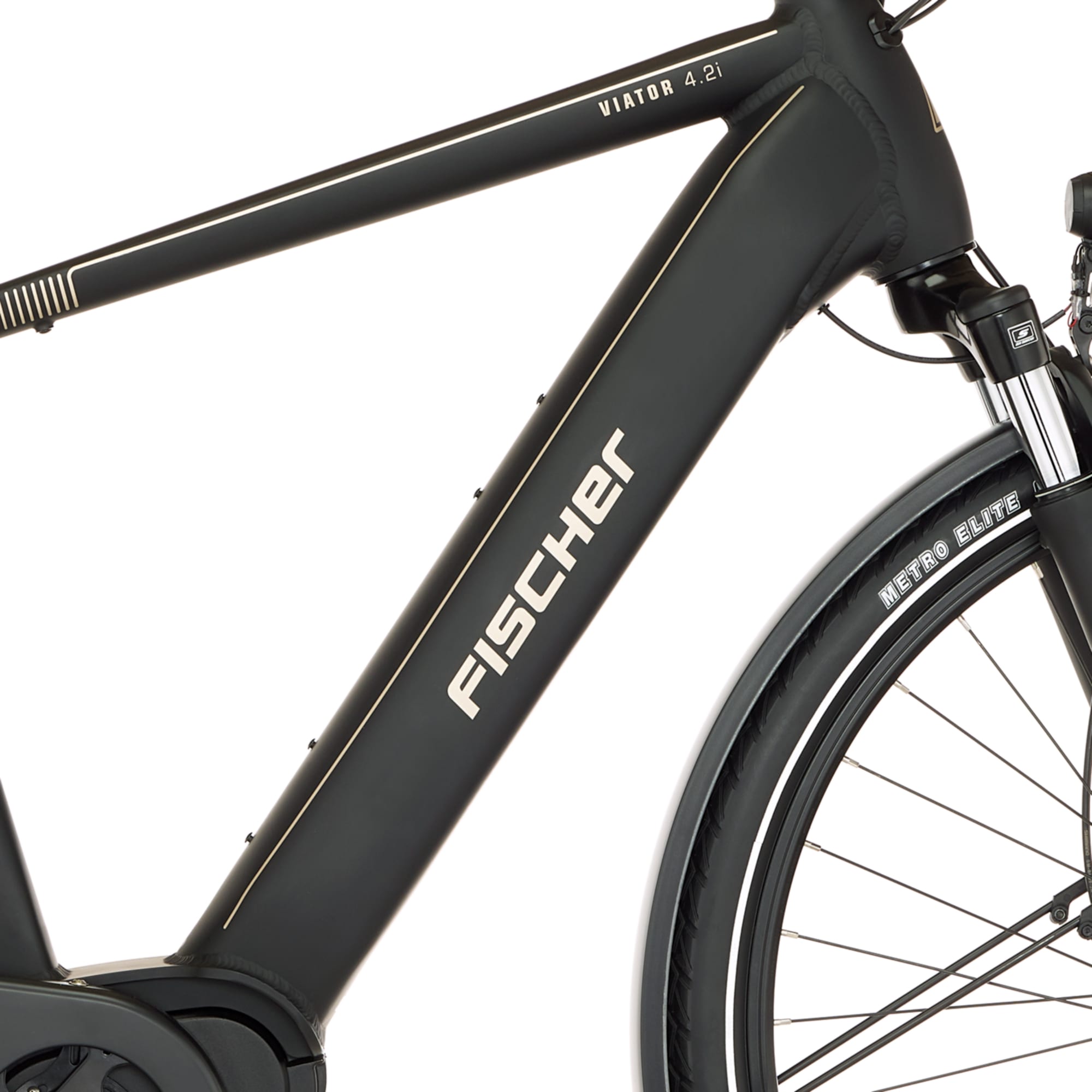 FISCHER Fahrrad »VIATOR 4.2i 630 55 ACTIVE« 9 Gang Shimano Mittelmotor