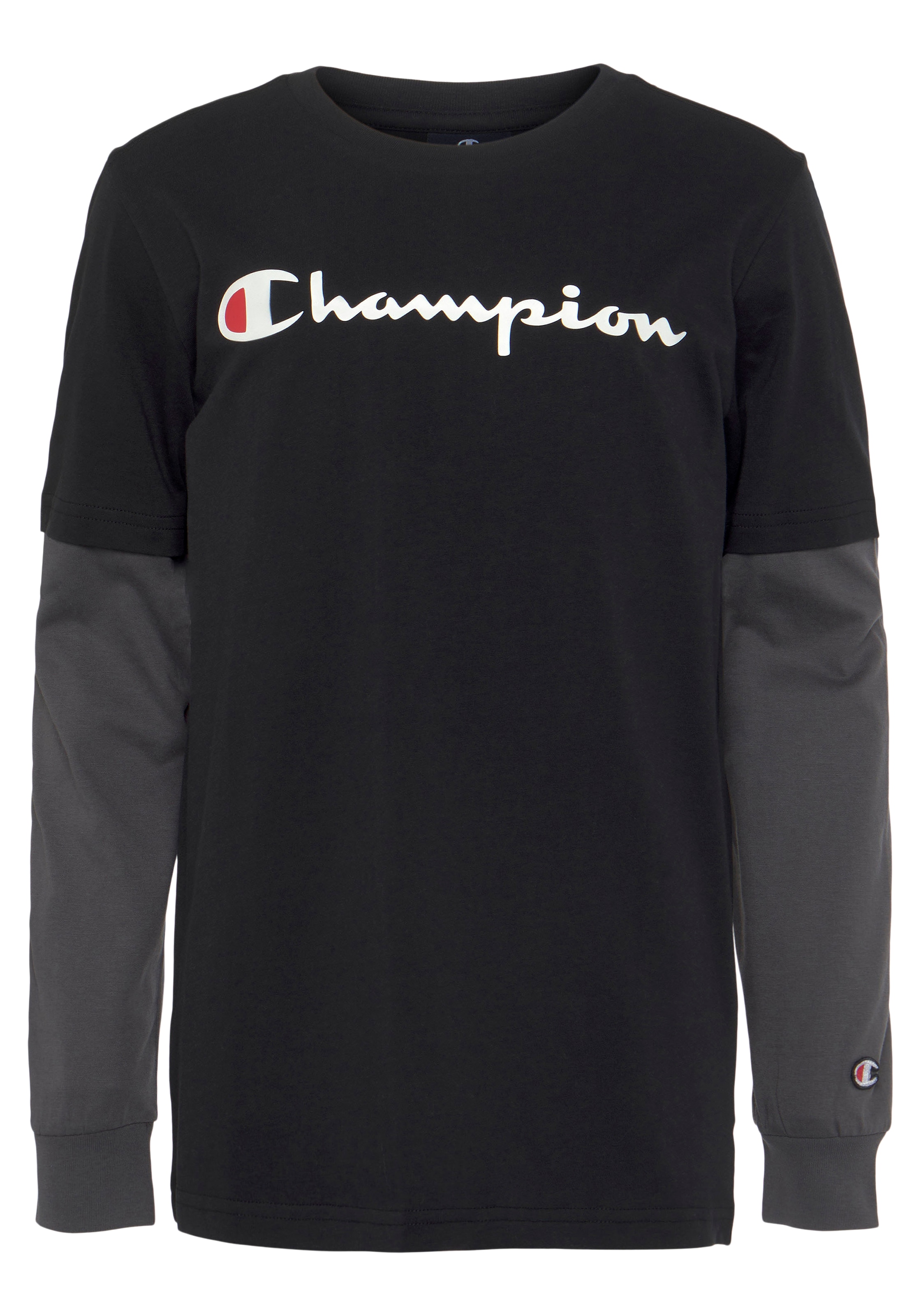 Champion Langarmshirt »Classic für Sleeve Kinder« OTTO large Long - Logo bei