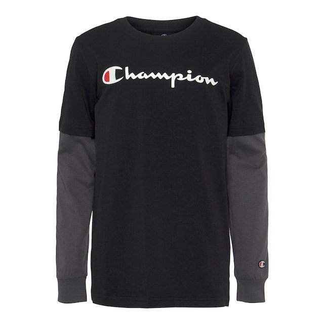Champion Langarmshirt »Classic Long Sleeve large Logo - für Kinder« bei OTTO