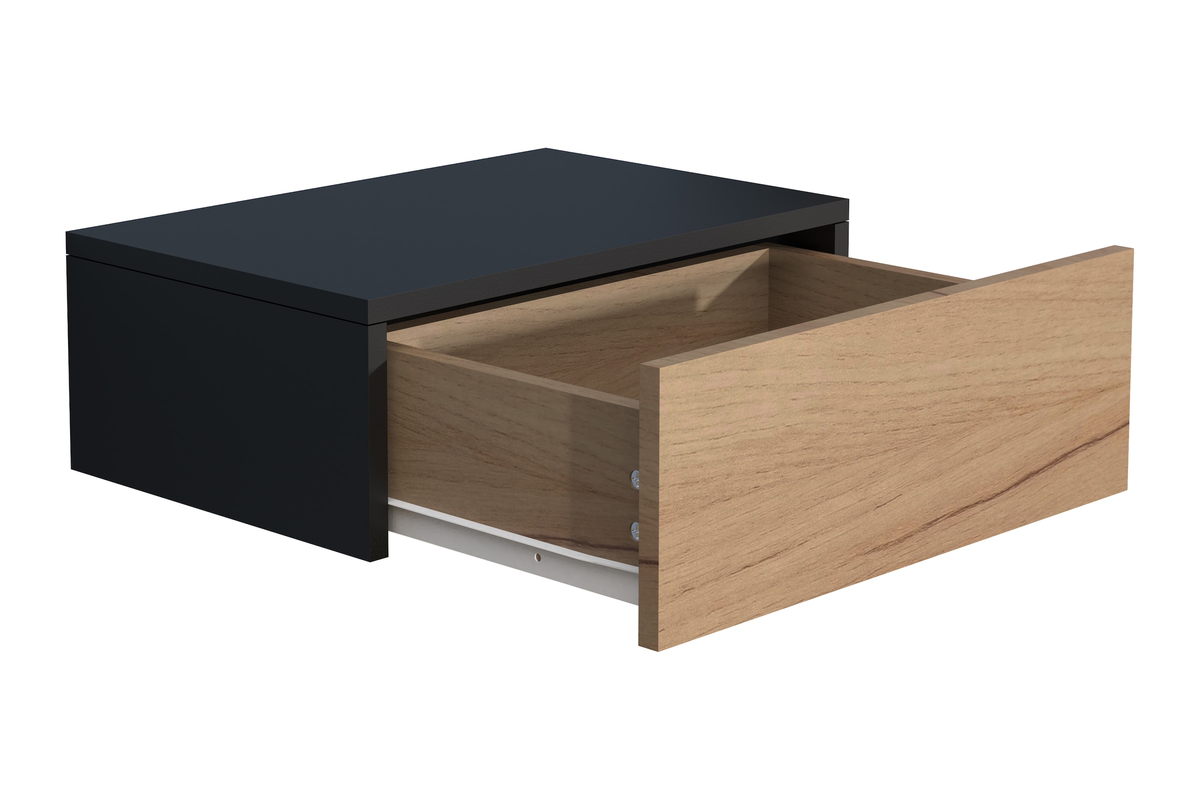 VCM Nachtkonsole »VCM Nachtschrank | Wandschublade | Wandboard | Nachttisch | Maße ca. H. 15 x B. 45 x T. 30 cm - Usal M 45 cm«, (VCM Usal)