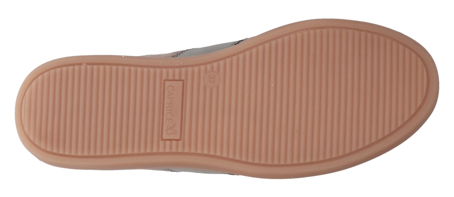 Caprice Plateausneaker, Freizeitschuh, Halbschuh, Schnürschuh mit gepolstertem Schaftrand
