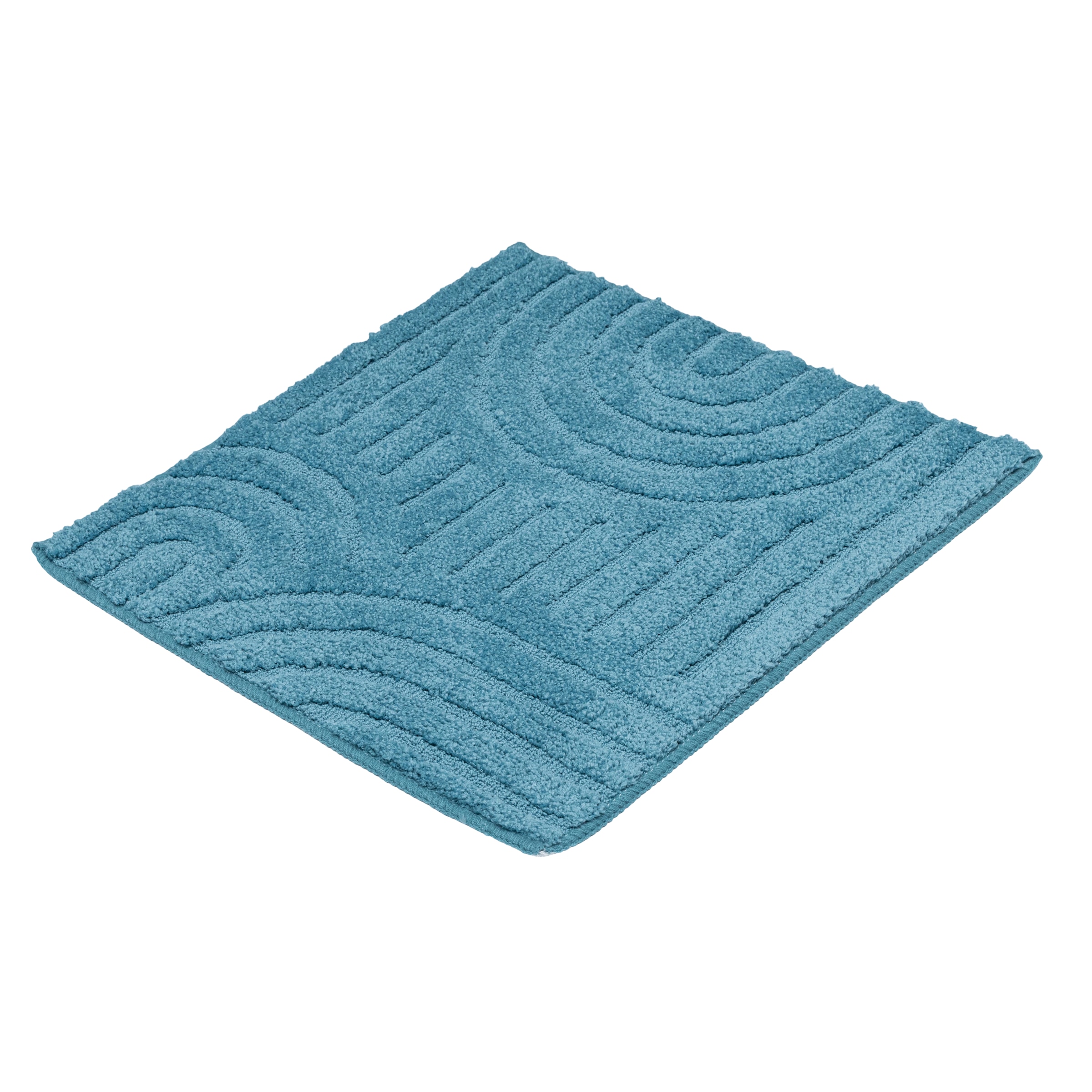 OTTO home Badematte »Zen, Badvorleger, Badezimmer Teppich, Duschvorleger« Höhe 10 mm rutschhemmend beschichtet fußbodenheizungsgeeignet | schnell trocknend Uni Farben, Hoch-Tief-Effekt, modernes Muster, Zen