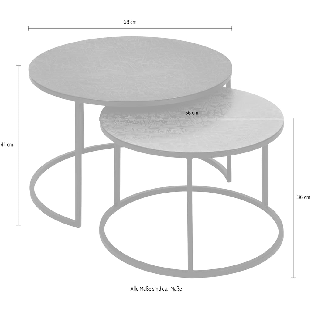 Lambert Couchtisch »Maddox«, (Set, 2 St.)