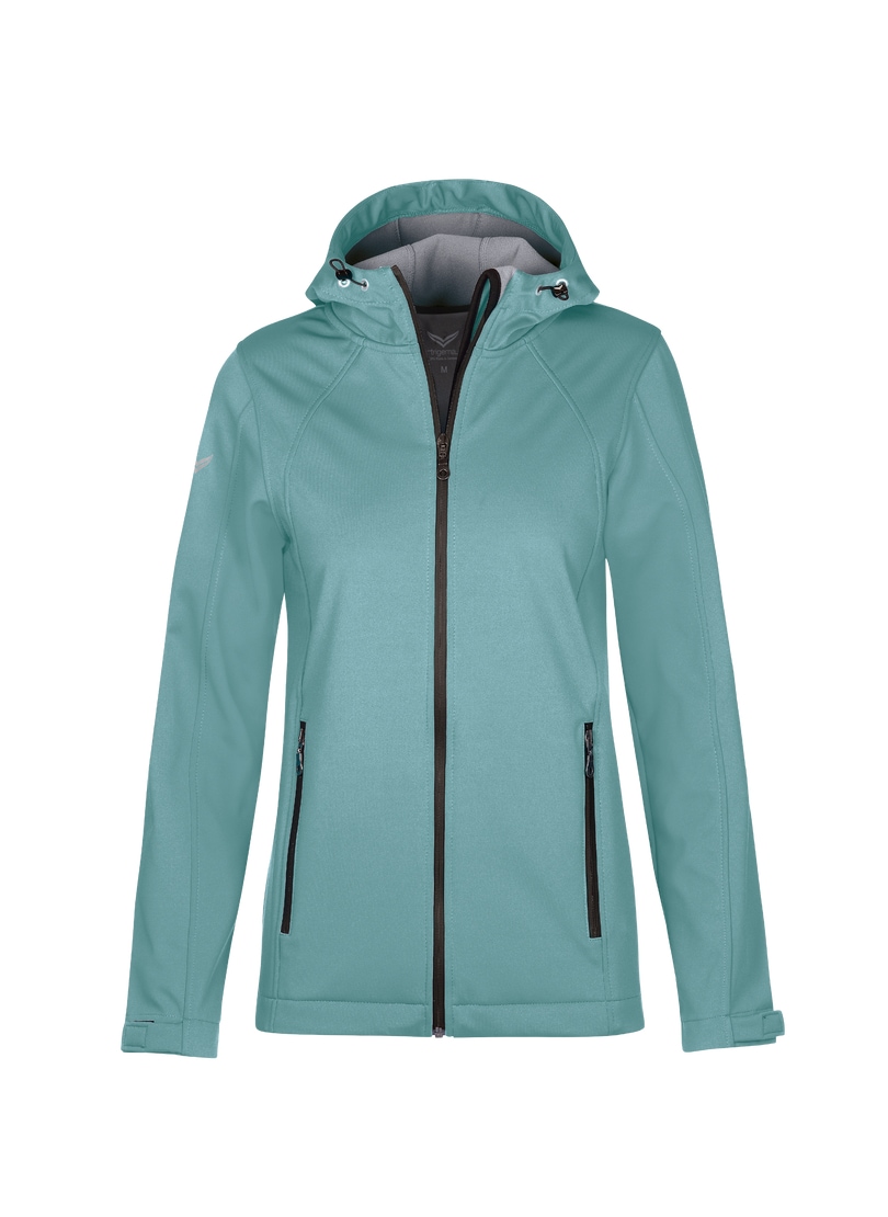 Trigema Softshelljacke »TRIGEMA Taillierte Softshell–Kapuzenjacke«, (1 St.)
