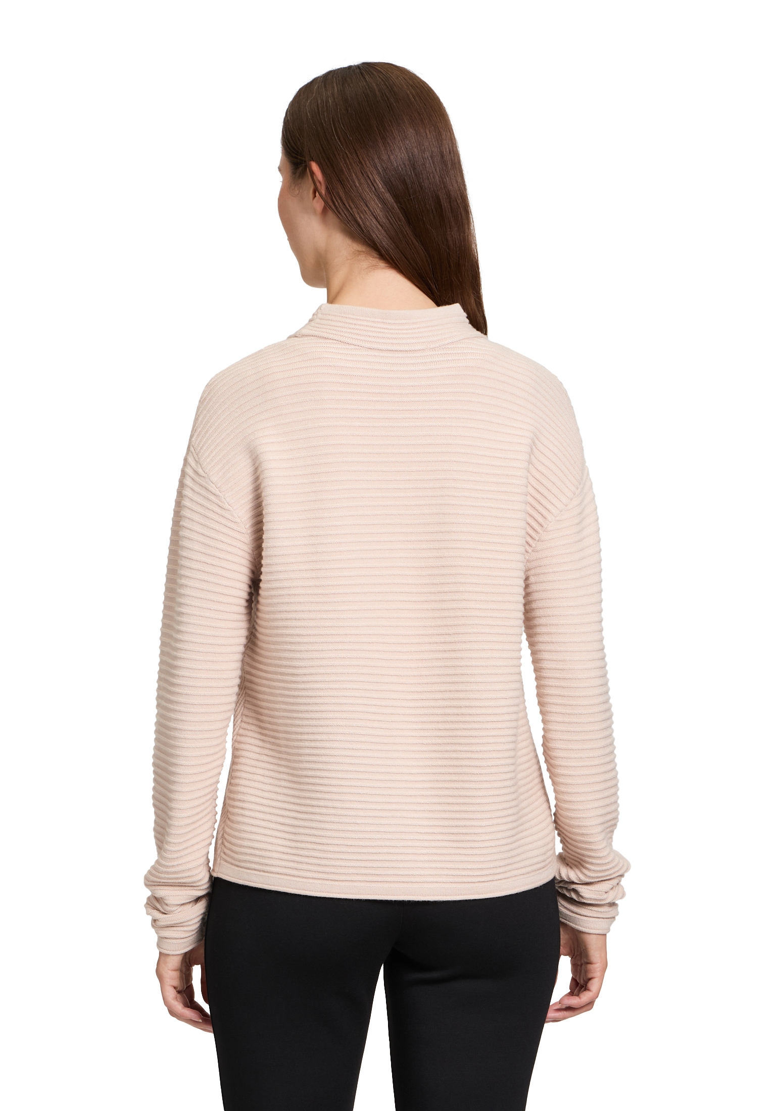 Betty Barclay Rundhalspullover »Basic-Strickpullover mit Rippenstruktur«