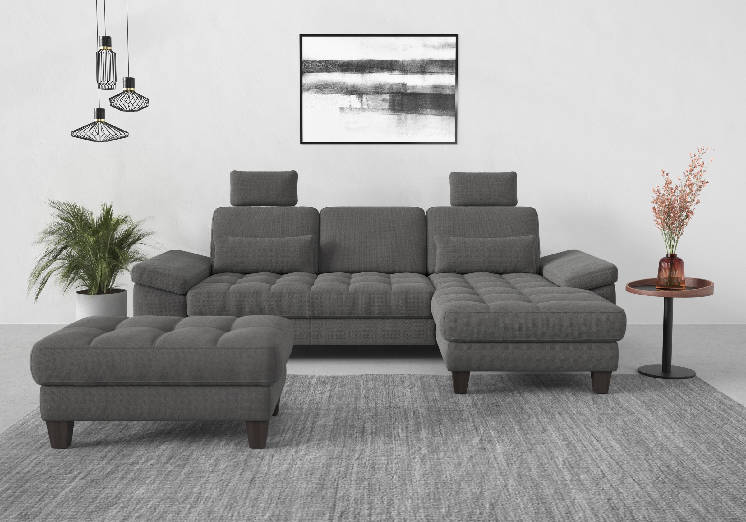 sit&more Stauraumhocker »Westham«, wahlewise mit/ohne Federkern