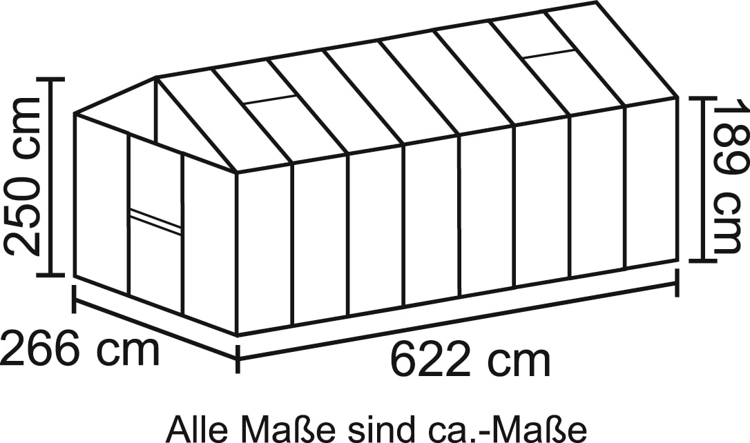 Vitavia Gewächshaus »Zeus 15700«