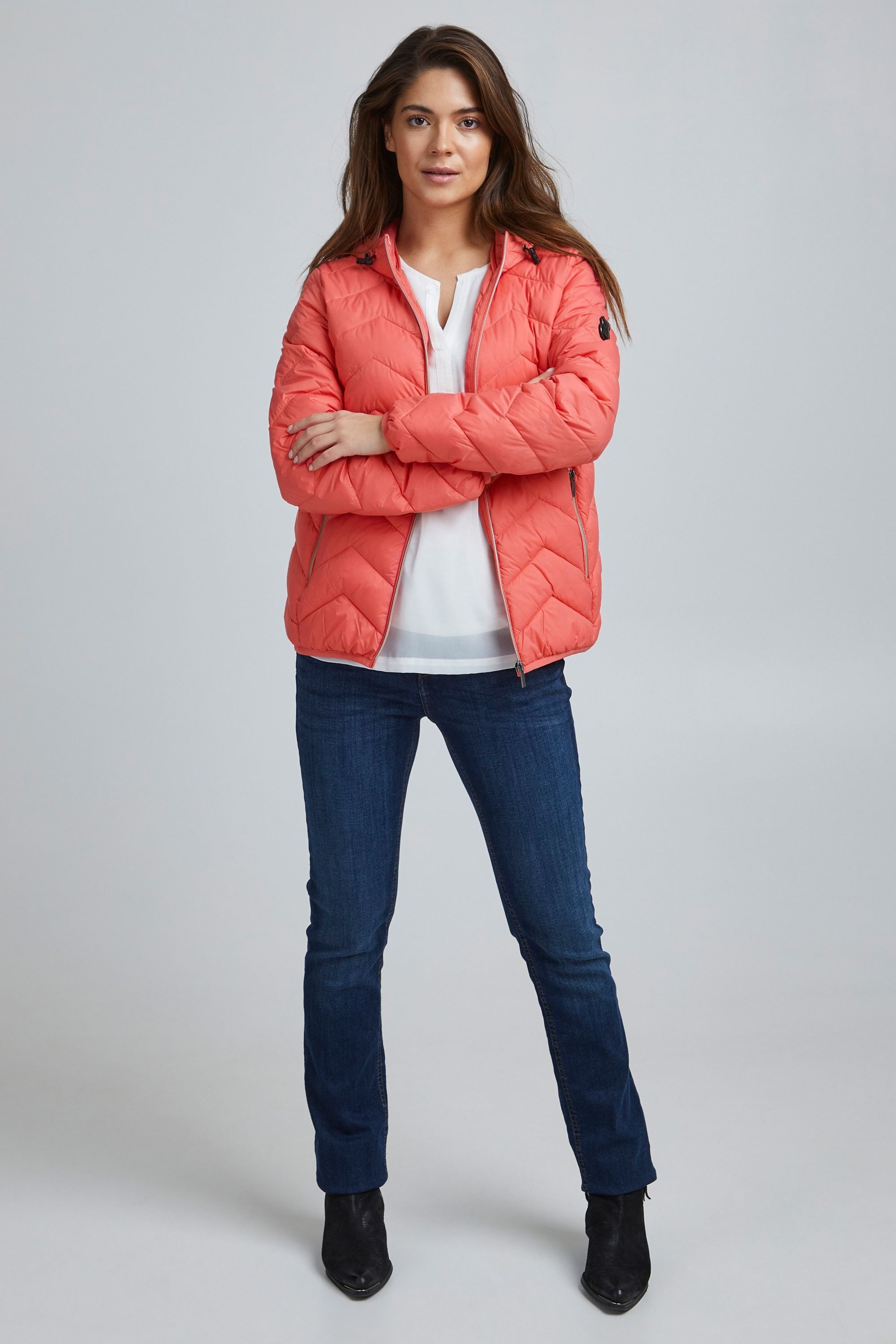 fransa Steppjacke »Steppjacke FRBapadding«, mit Kapuze