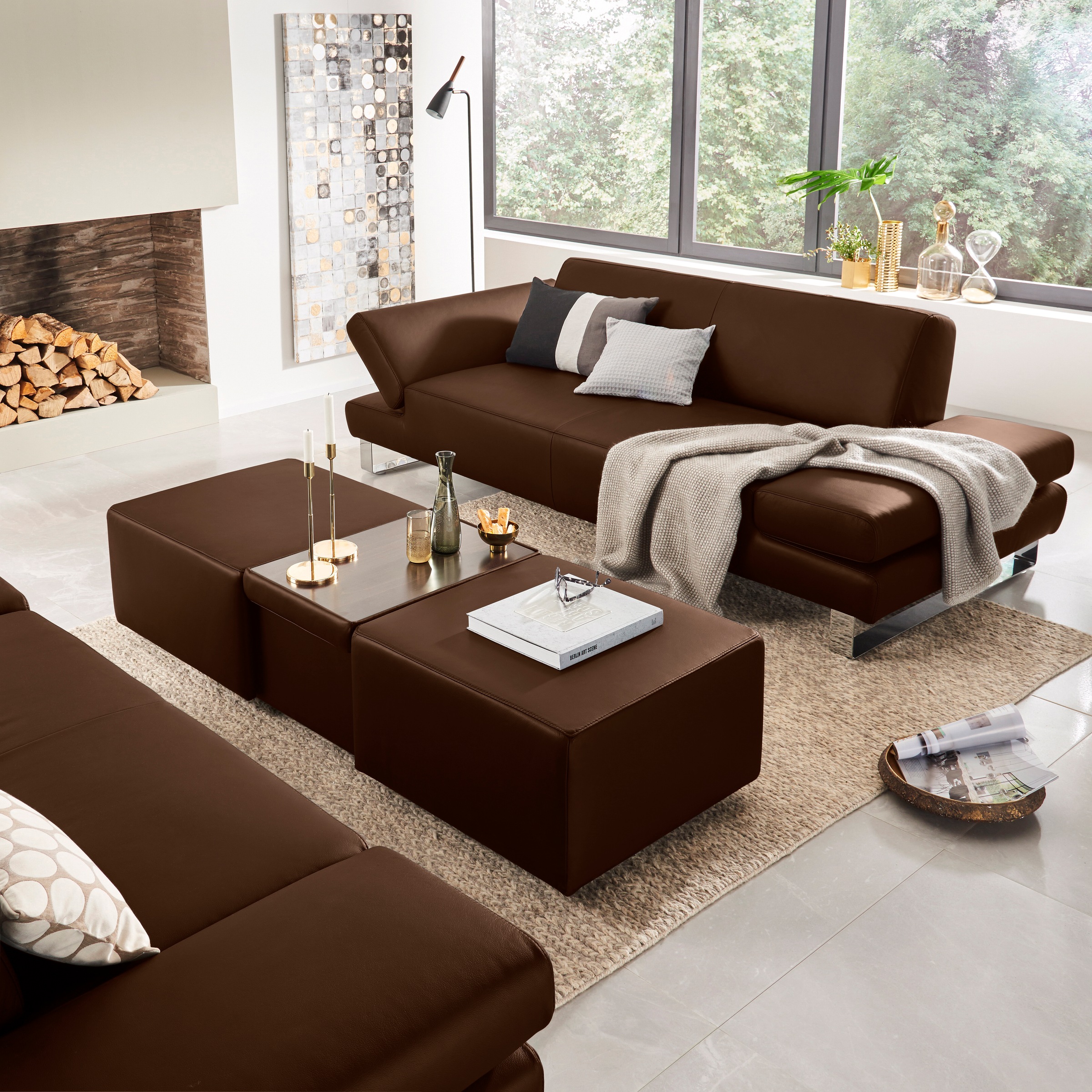 W.SCHILLIG 2-Sitzer »taboo Designsofa mit hohem Sitzkomfort«, mit Normaltiefe, inklusive Armlehnenverstellung