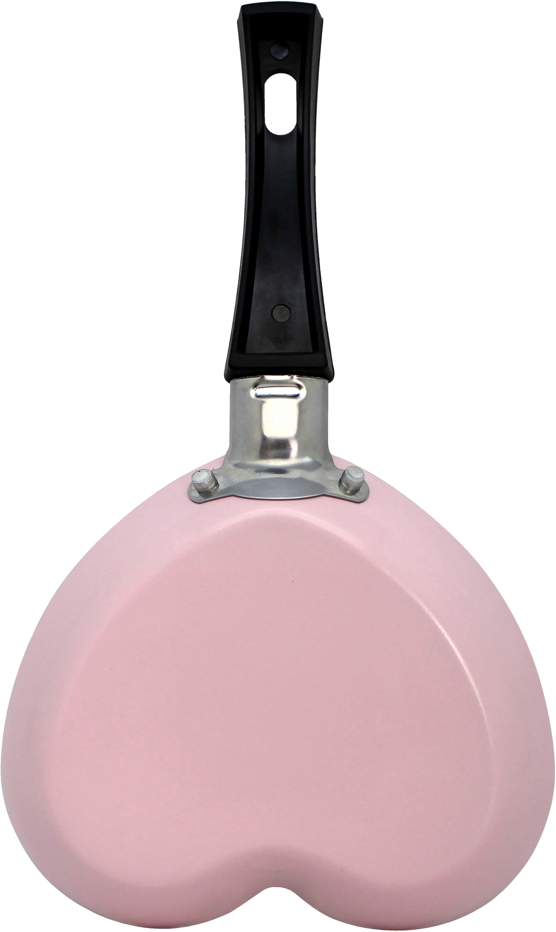 Elo Basic Bratpfanne »Basic Pfanne + Gratis Mini Herzpfanne« Aluminium Set, 2 tlg. aussen rosé Silicon Polyester beschichtet