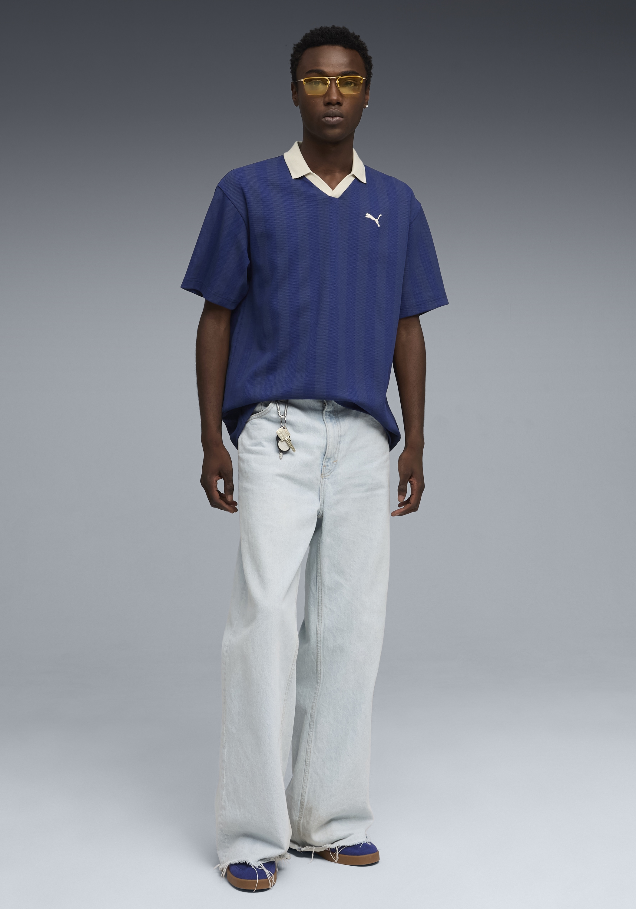 PUMA T-Shirt »CLASS RELAXED PINNACLE POLO« Kurzarm-Design, Rundhalsausschnitt, für aktive Erwachsene