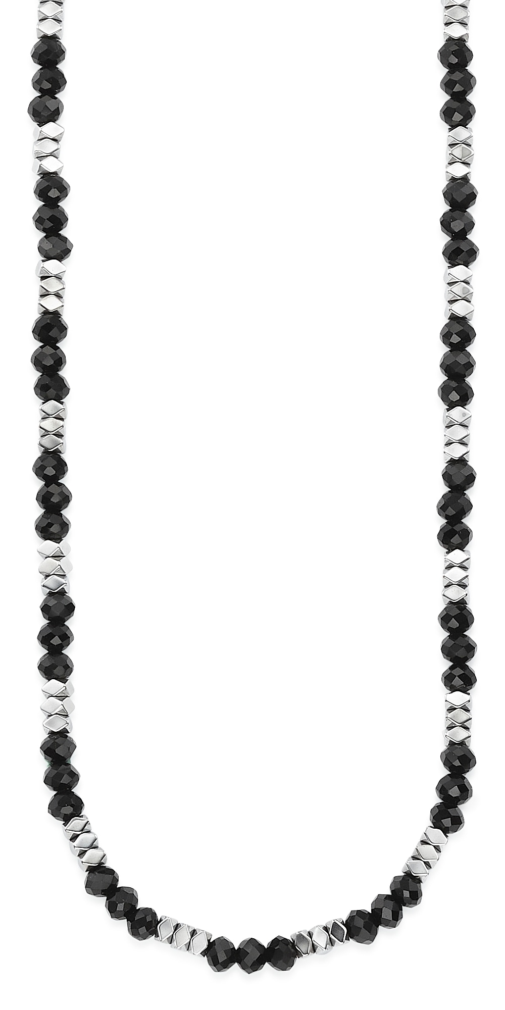 Aniston JEWELRY & WATCHES Ketten-Set »mit schwarzen Steinen« mit Kristall