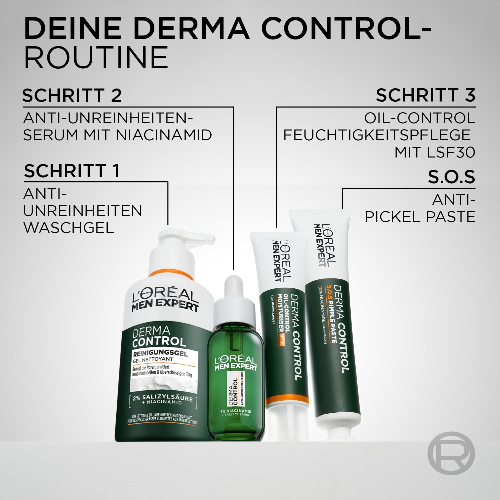 L'ORÉAL PARIS MEN EXPERT Pflegestift »L'Oréal Men Expert Derma Control Niacinamide Anti-Unreinheiten Serum«