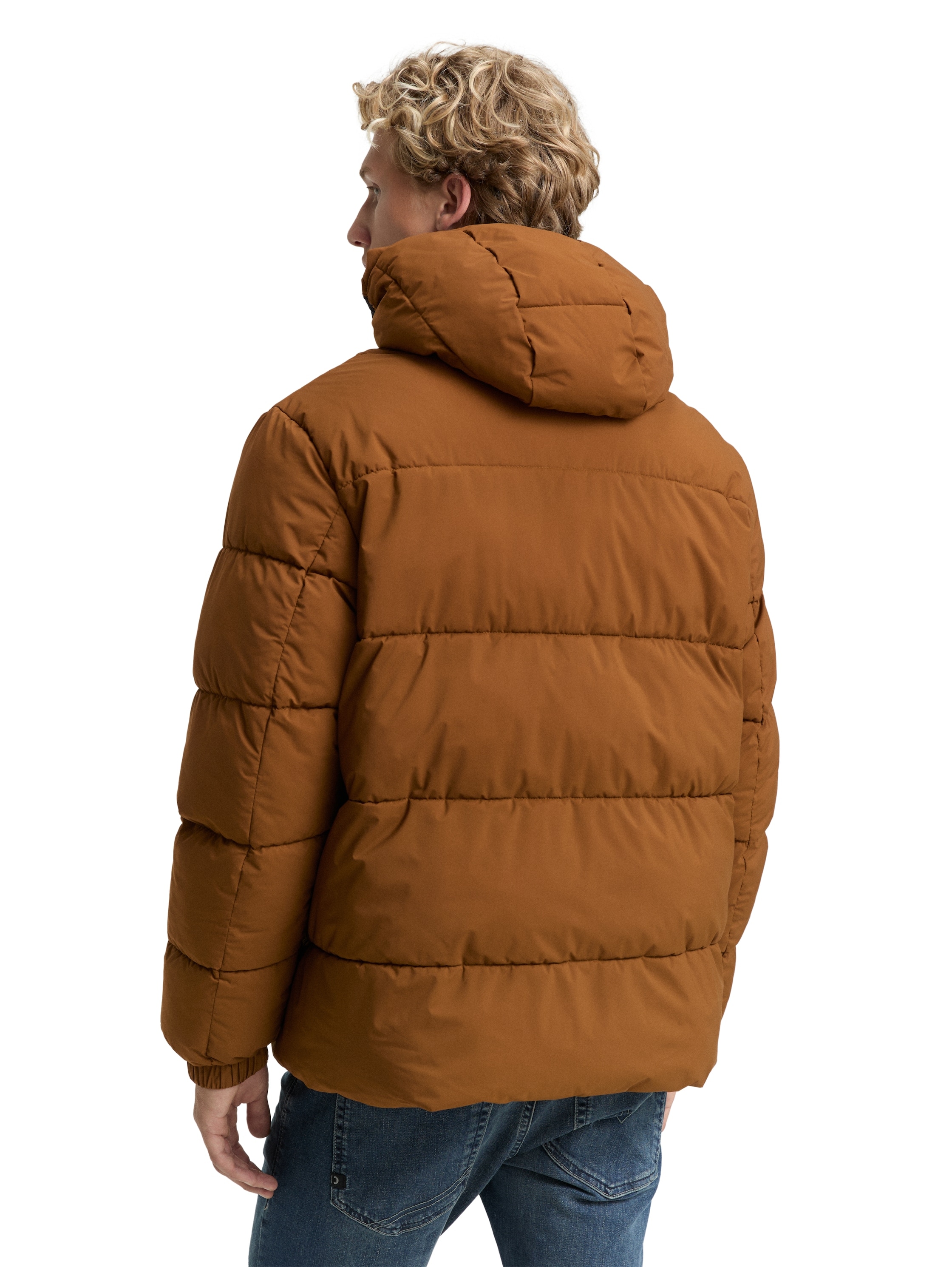 TOM TAILOR Denim Steppjacke mit Kapuze mit Kapuze