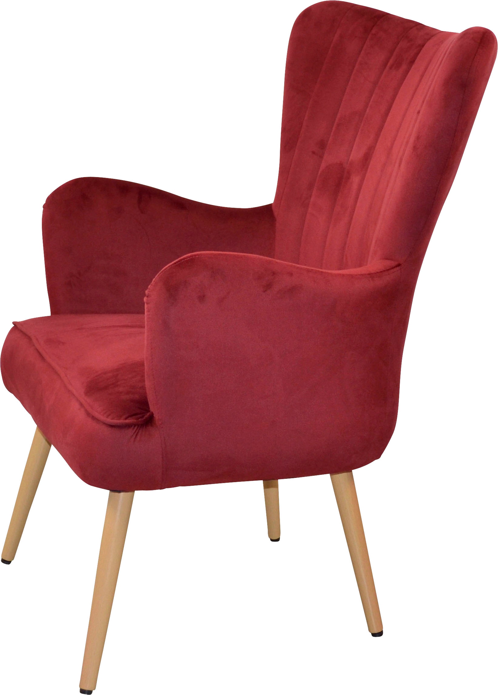 Polstersessel affaire lackiert natur Stahlrohr, aus mit bei OTTO holzfarben Sessel, bestellen Beinen Home