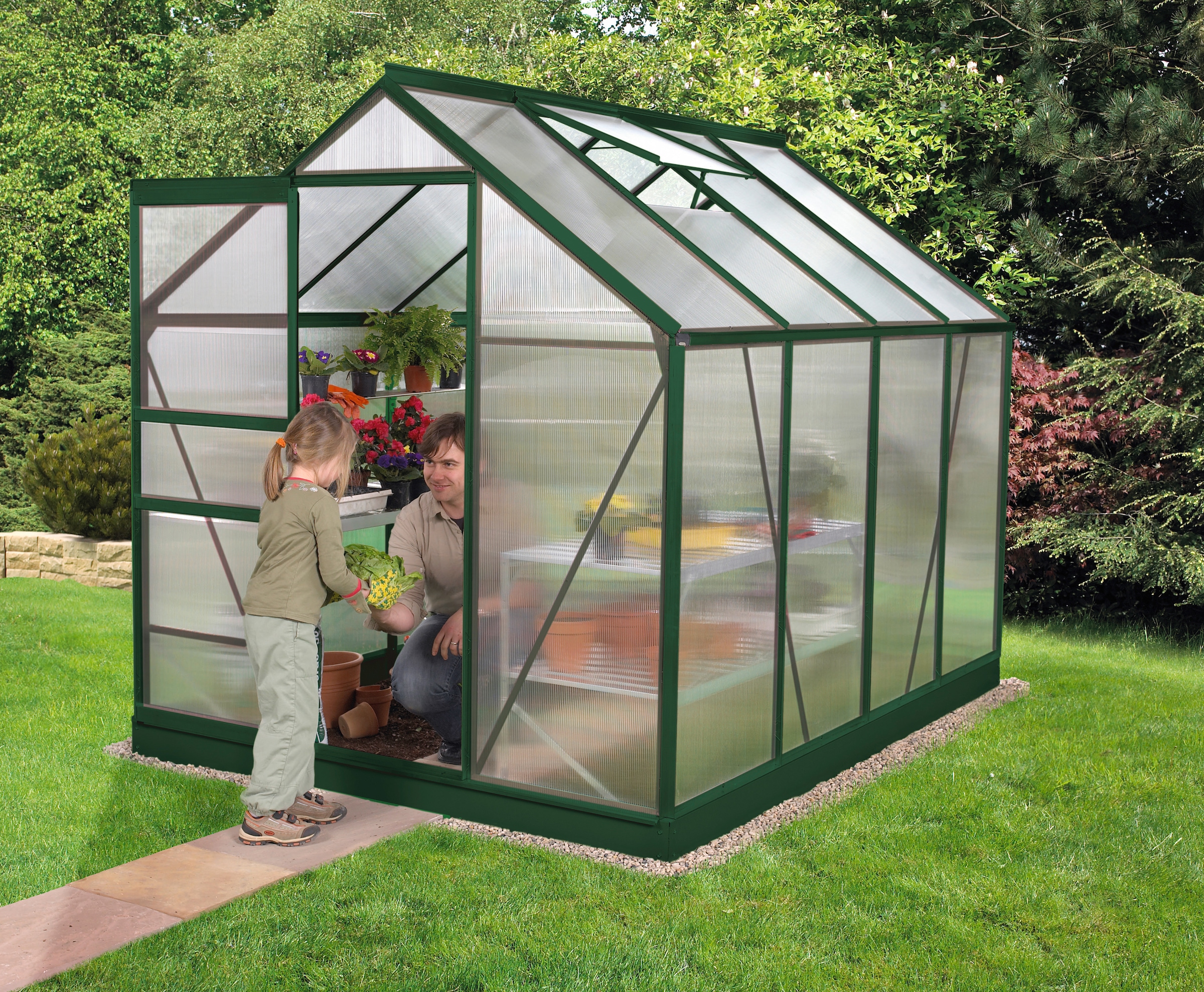 Vitavia Gewächshaus »Venus 5000«, (Set, mit Fundamentrahmen) kaufen