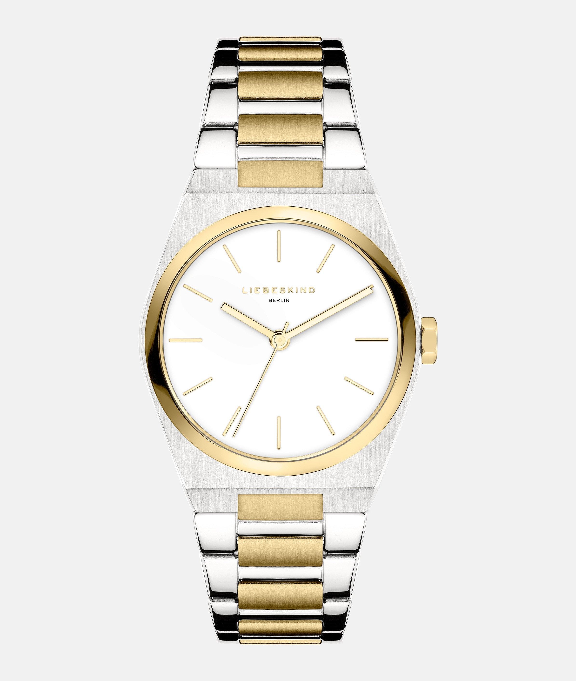 Liebeskind Berlin Quarzuhr »Minimalist 45 mm« Armbanduhr, Damenuhr, Edelstahlarmband, analog